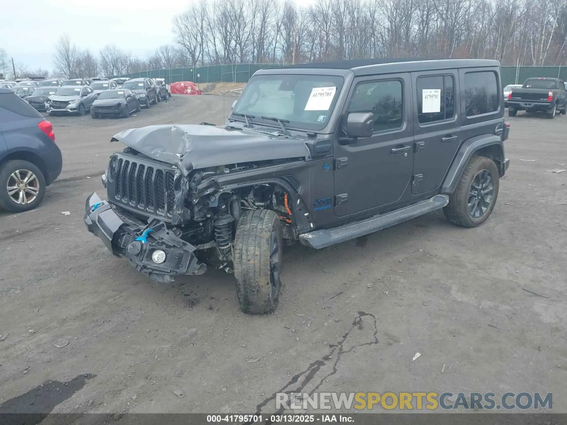2 Фотография поврежденного автомобиля 1C4JJXP65MW676726 JEEP WRANGLER 4XE 2021