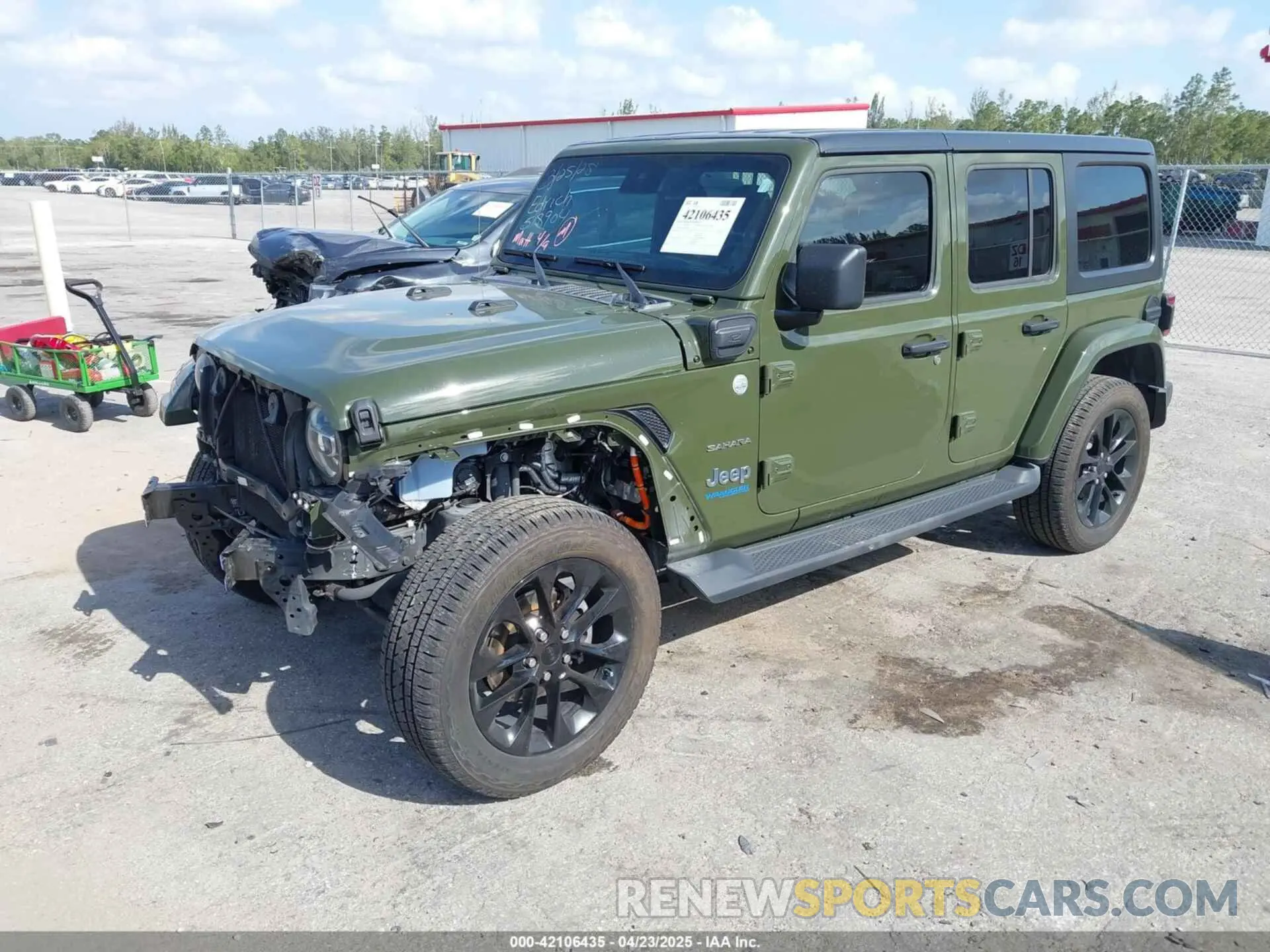 2 Фотография поврежденного автомобиля 1C4JJXP65MW824874 JEEP WRANGLER 4XE 2021