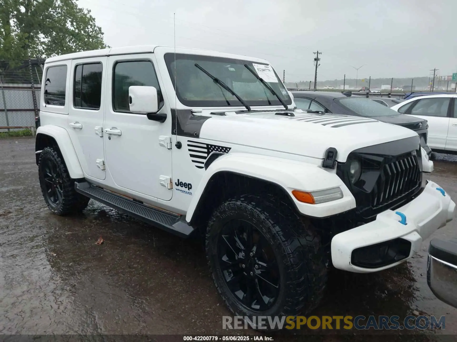 1 Фотография поврежденного автомобиля 1C4JJXP68MW716328 JEEP WRANGLER 4XE 2021
