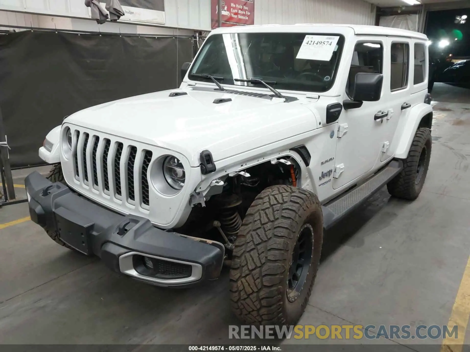 2 Фотография поврежденного автомобиля 1C4JJXP68MW857402 JEEP WRANGLER 4XE 2021