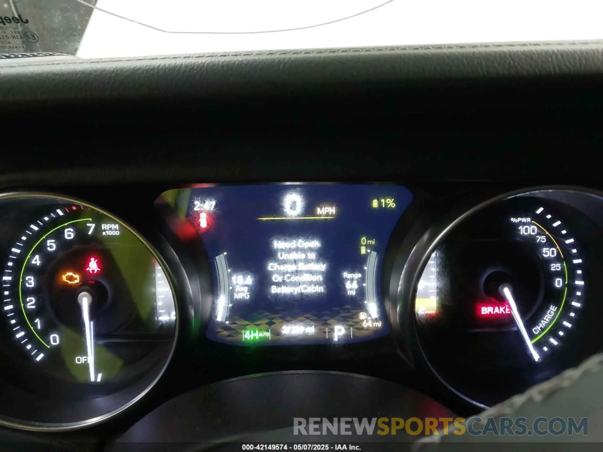 7 Фотография поврежденного автомобиля 1C4JJXP68MW857402 JEEP WRANGLER 4XE 2021