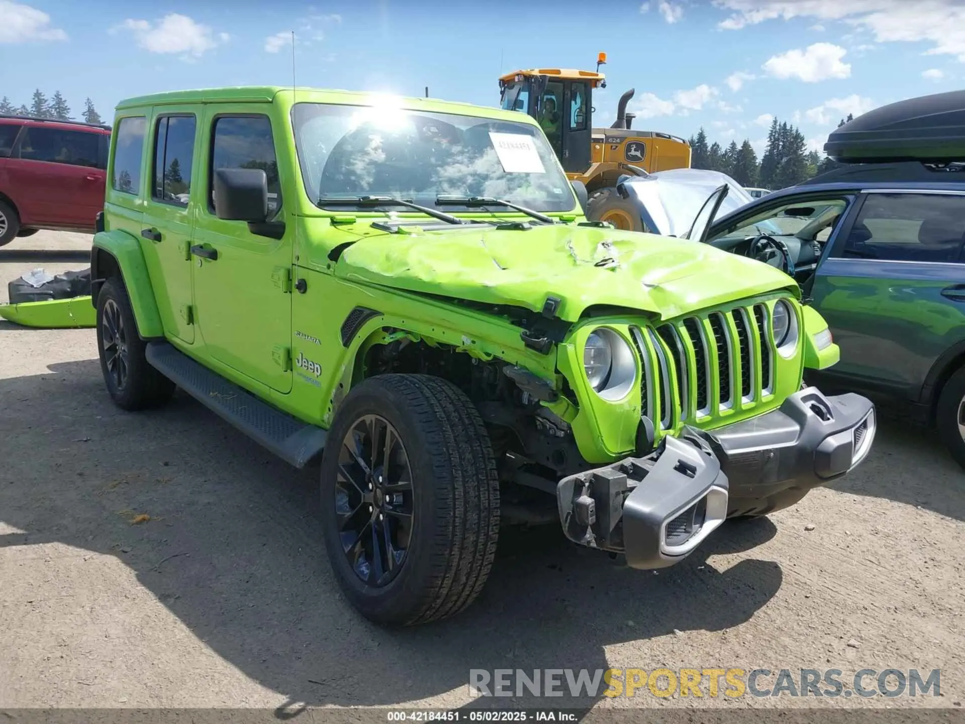 1 Фотография поврежденного автомобиля 1C4JJXP69MW782094 JEEP WRANGLER 4XE 2021