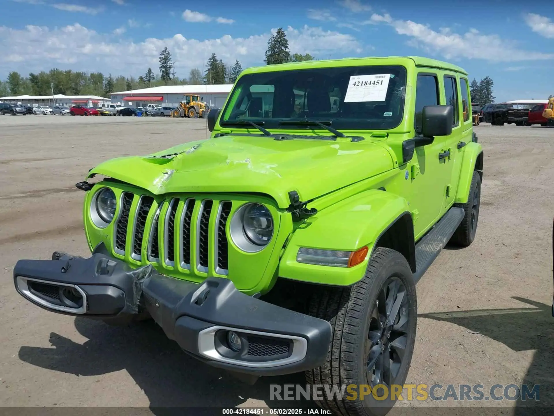 2 Фотография поврежденного автомобиля 1C4JJXP69MW782094 JEEP WRANGLER 4XE 2021