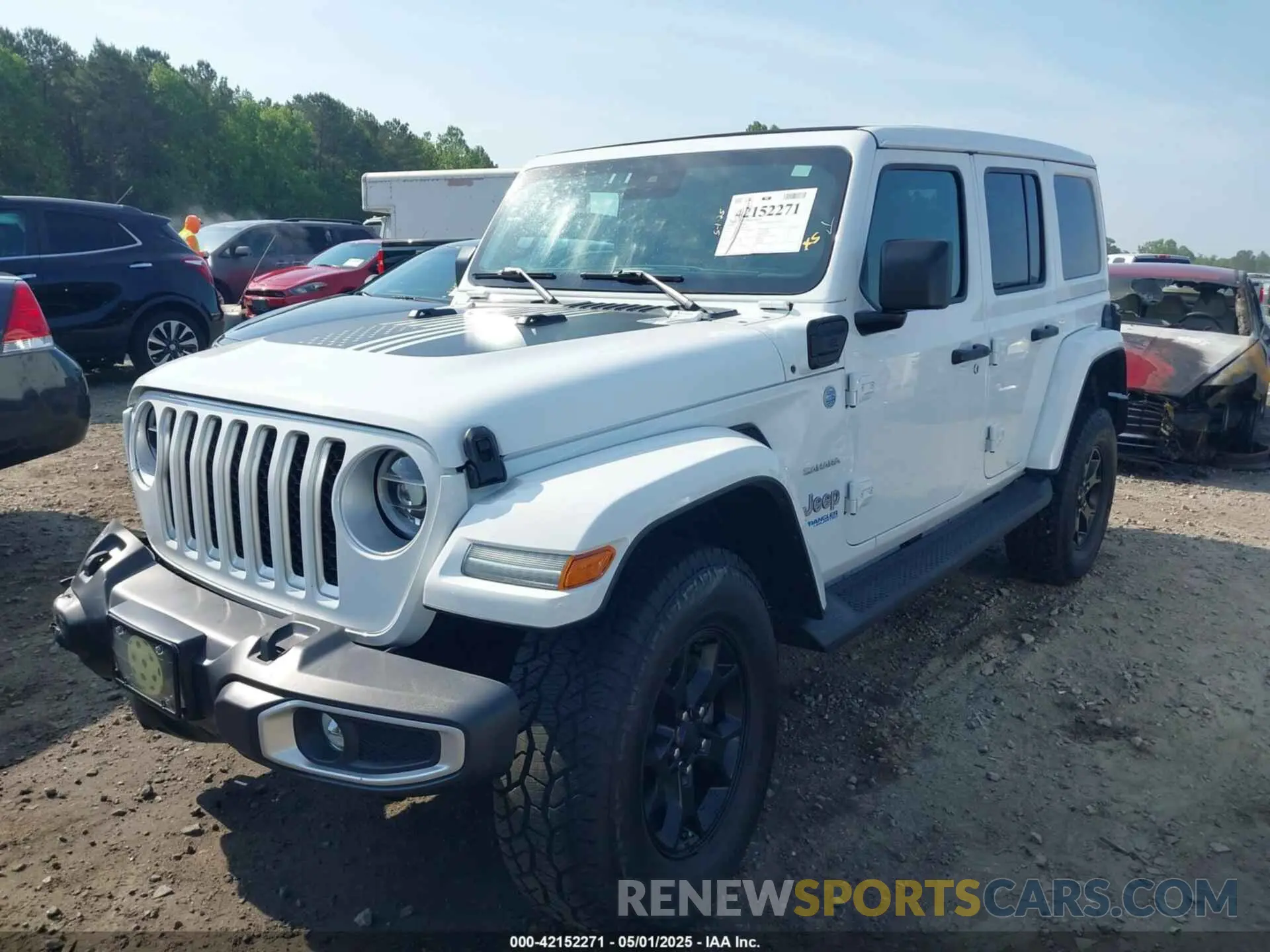 2 Фотография поврежденного автомобиля 1C4JJXP6XMW840844 JEEP WRANGLER 4XE 2021