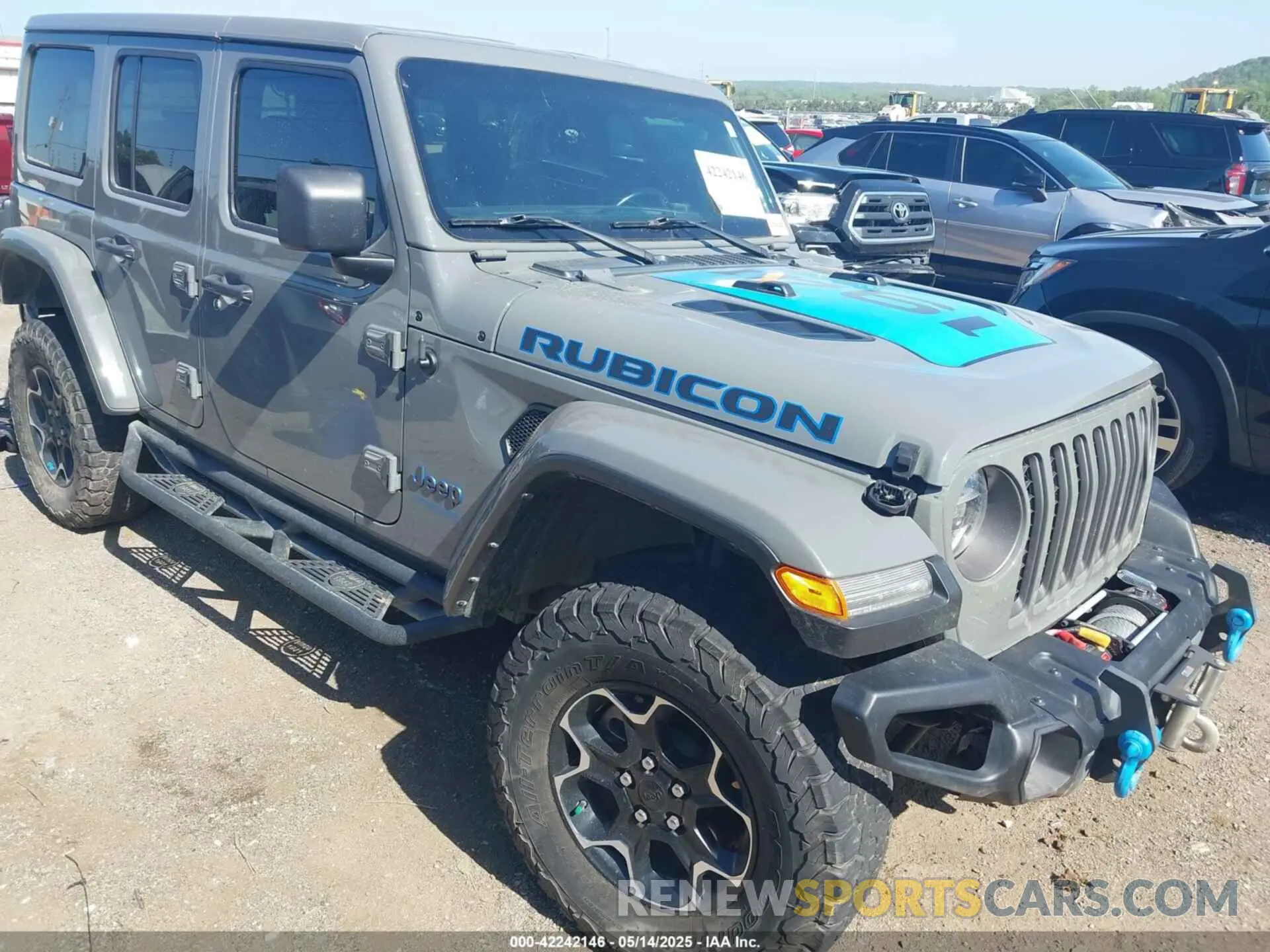 1 Photograph of a damaged car 1C4JJXR60MW766069 JEEP WRANGLER 4XE 2021