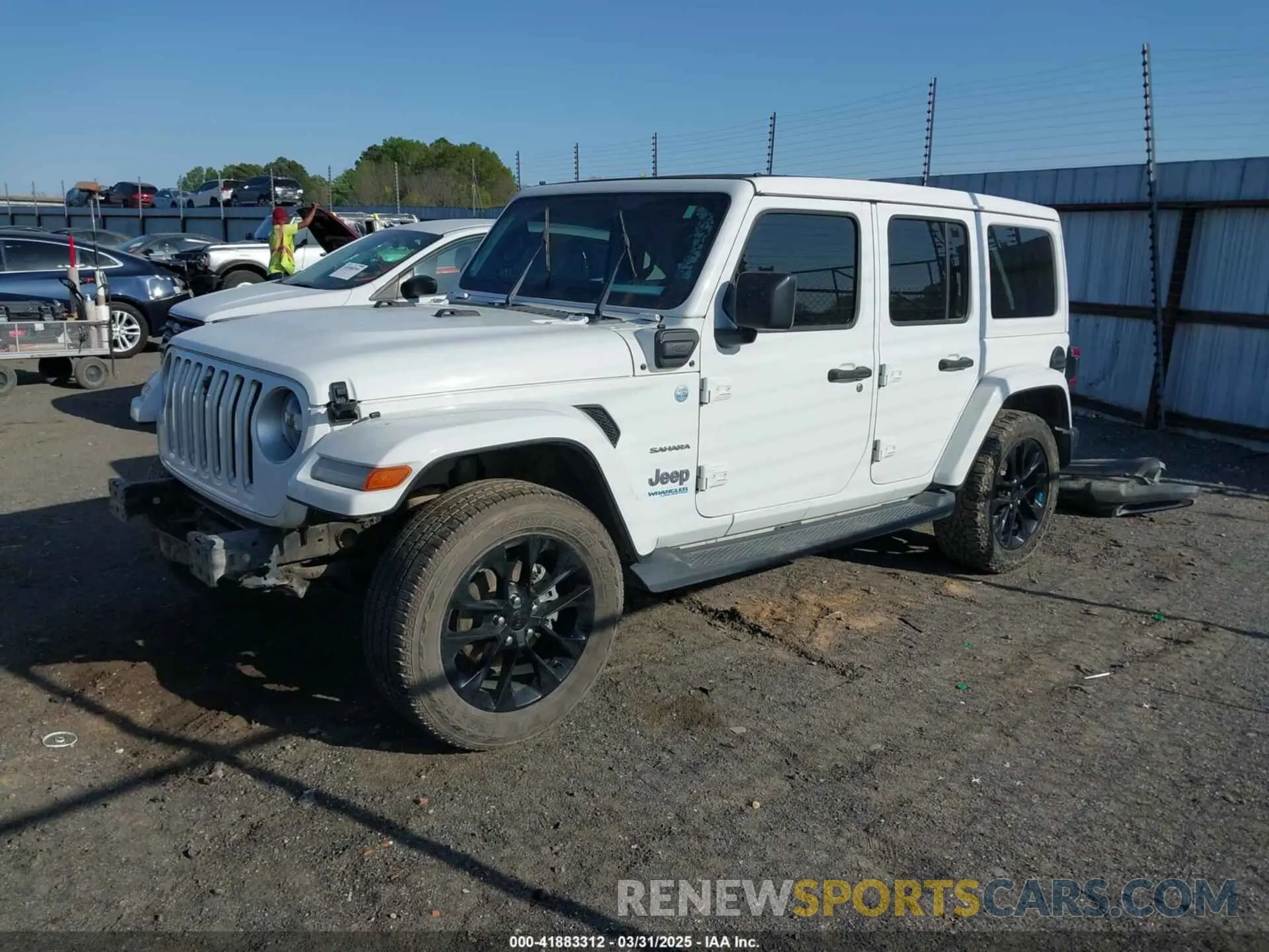 2 Фотография поврежденного автомобиля 1C4JJXP60NW274467 JEEP WRANGLER 4XE 2022