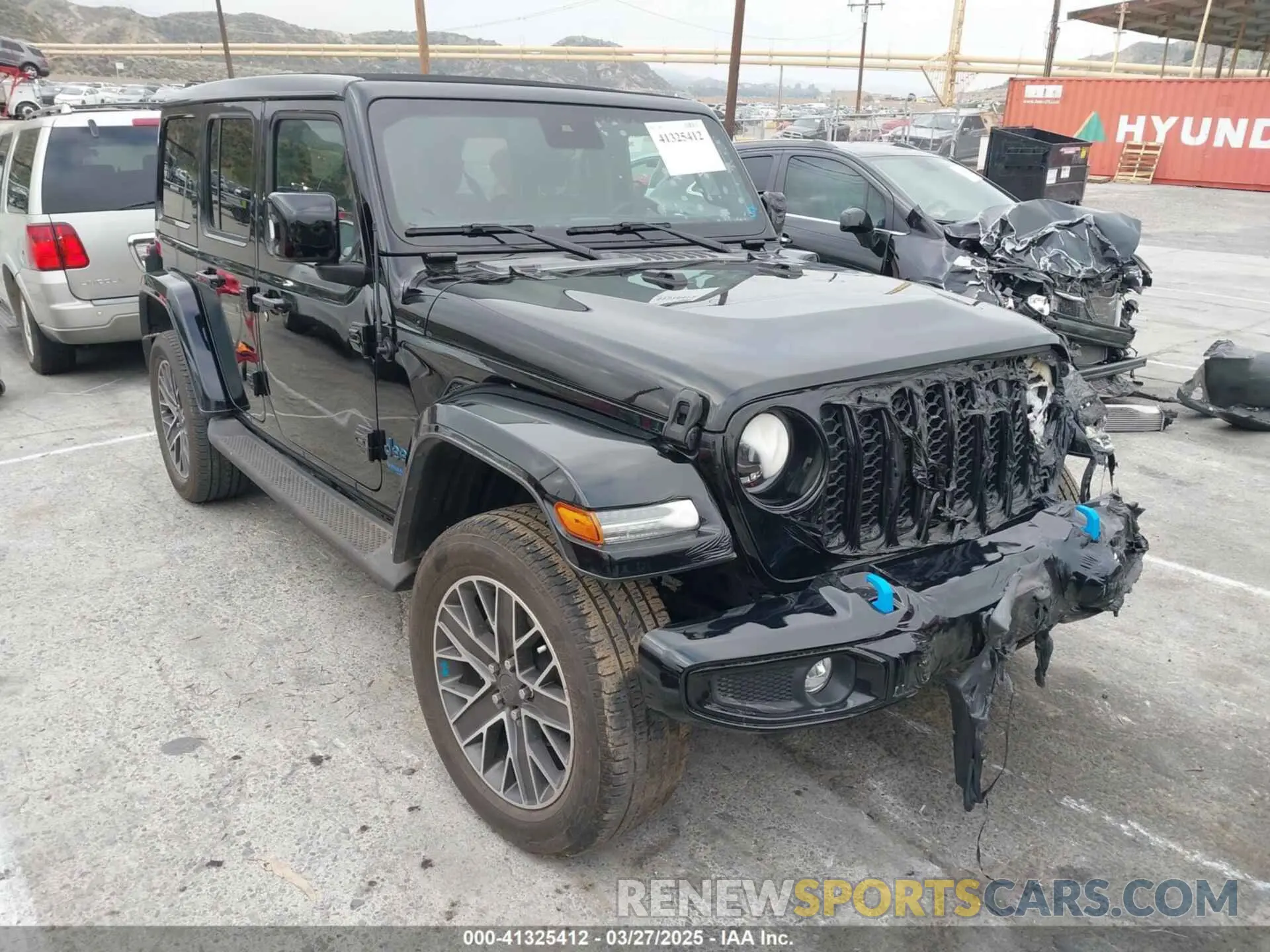 1 Фотография поврежденного автомобиля 1C4JJXP65NW111006 JEEP WRANGLER 4XE 2022