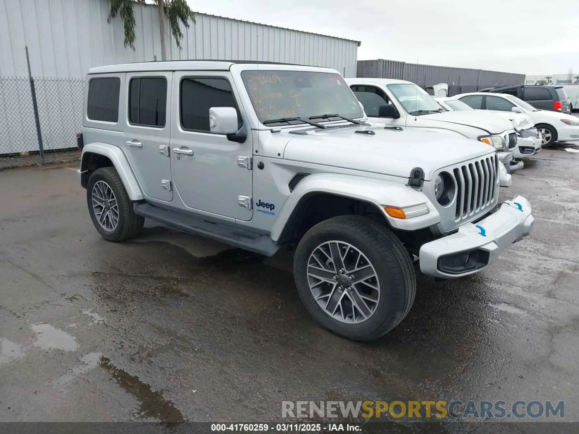 1 Photograph of a damaged car 1C4JJXP6XNW250466 JEEP WRANGLER 4XE 2022