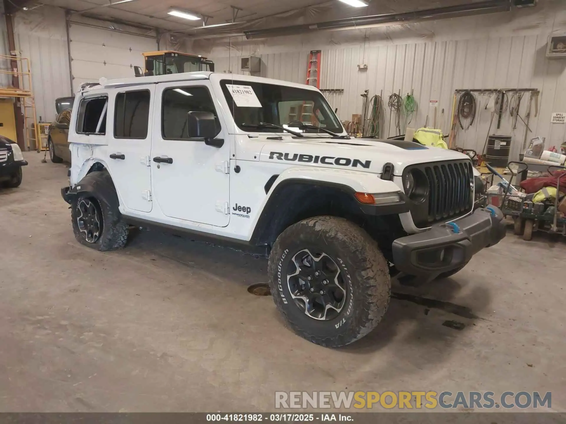 1 Photograph of a damaged car 1C4JJXR61NW264155 JEEP WRANGLER 4XE 2022