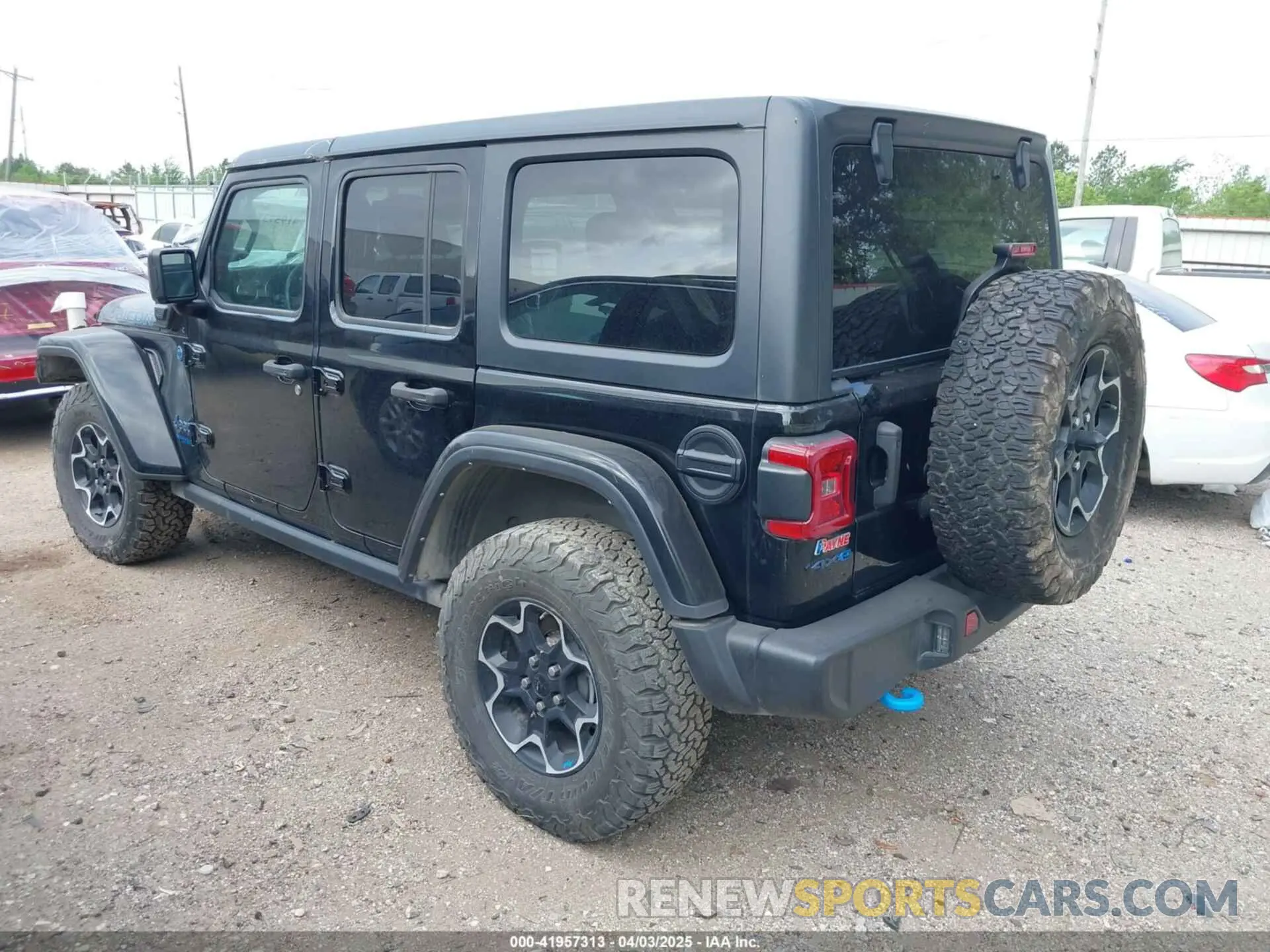 3 Фотография поврежденного автомобиля 1C4JJXR63NW228550 JEEP WRANGLER 4XE 2022