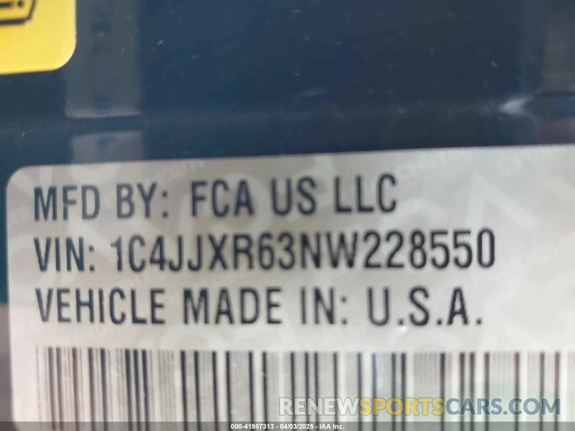 9 Фотография поврежденного автомобиля 1C4JJXR63NW228550 JEEP WRANGLER 4XE 2022