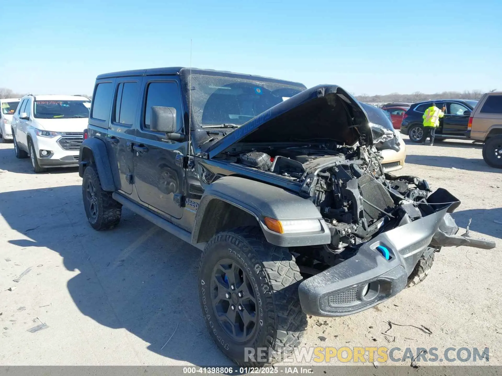1 Фотография поврежденного автомобиля 1C4JJXN60PW605344 JEEP WRANGLER 4XE 2023