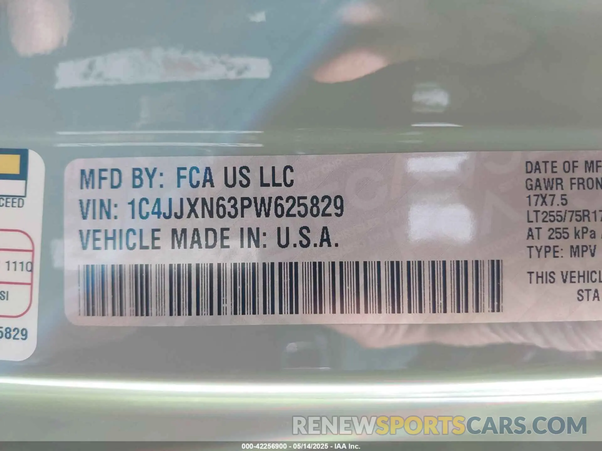 9 Photograph of a damaged car 1C4JJXN63PW625829 JEEP WRANGLER 4XE 2023