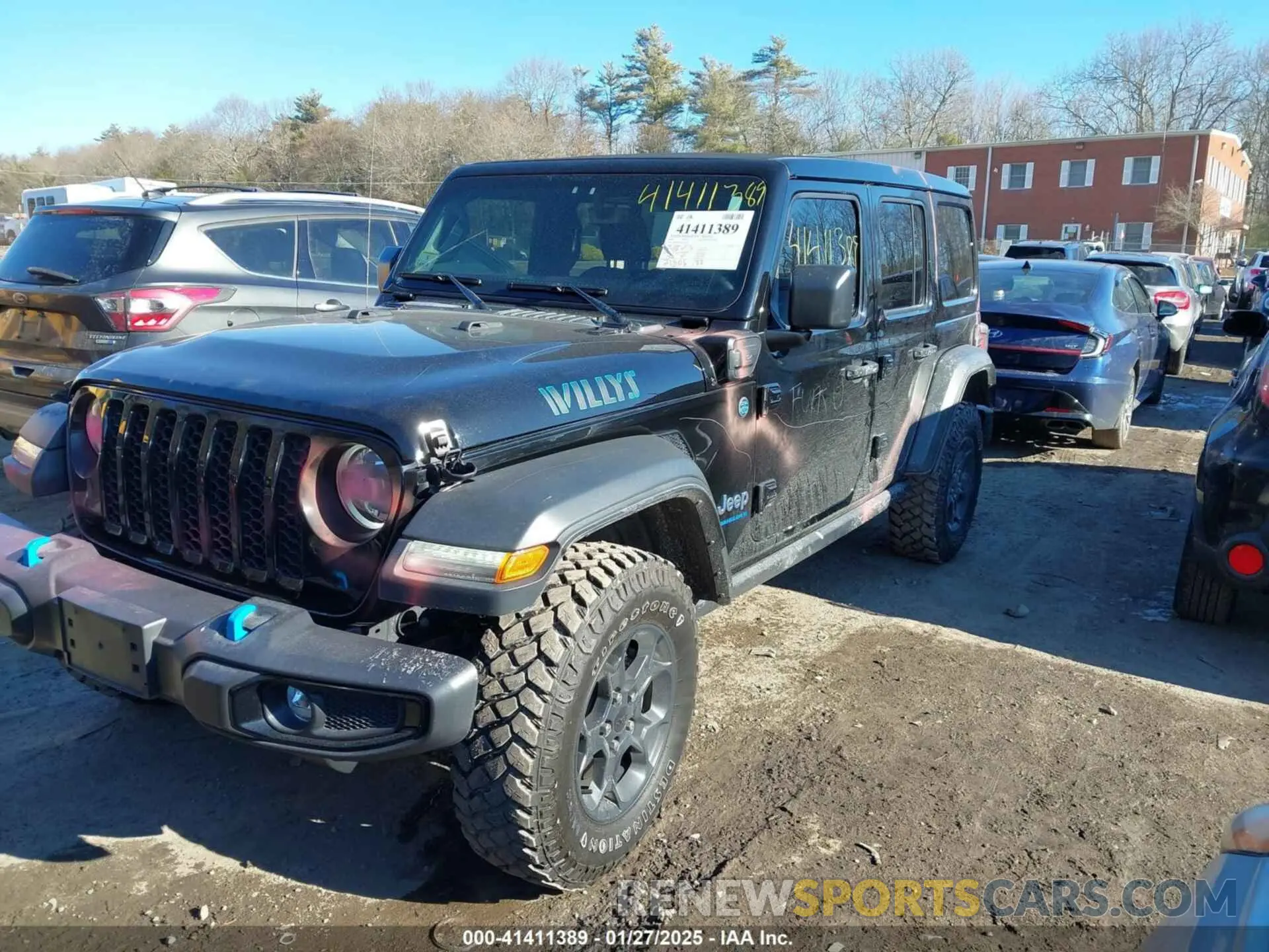 2 Photograph of a damaged car 1C4JJXN67PW621024 JEEP WRANGLER 4XE 2023