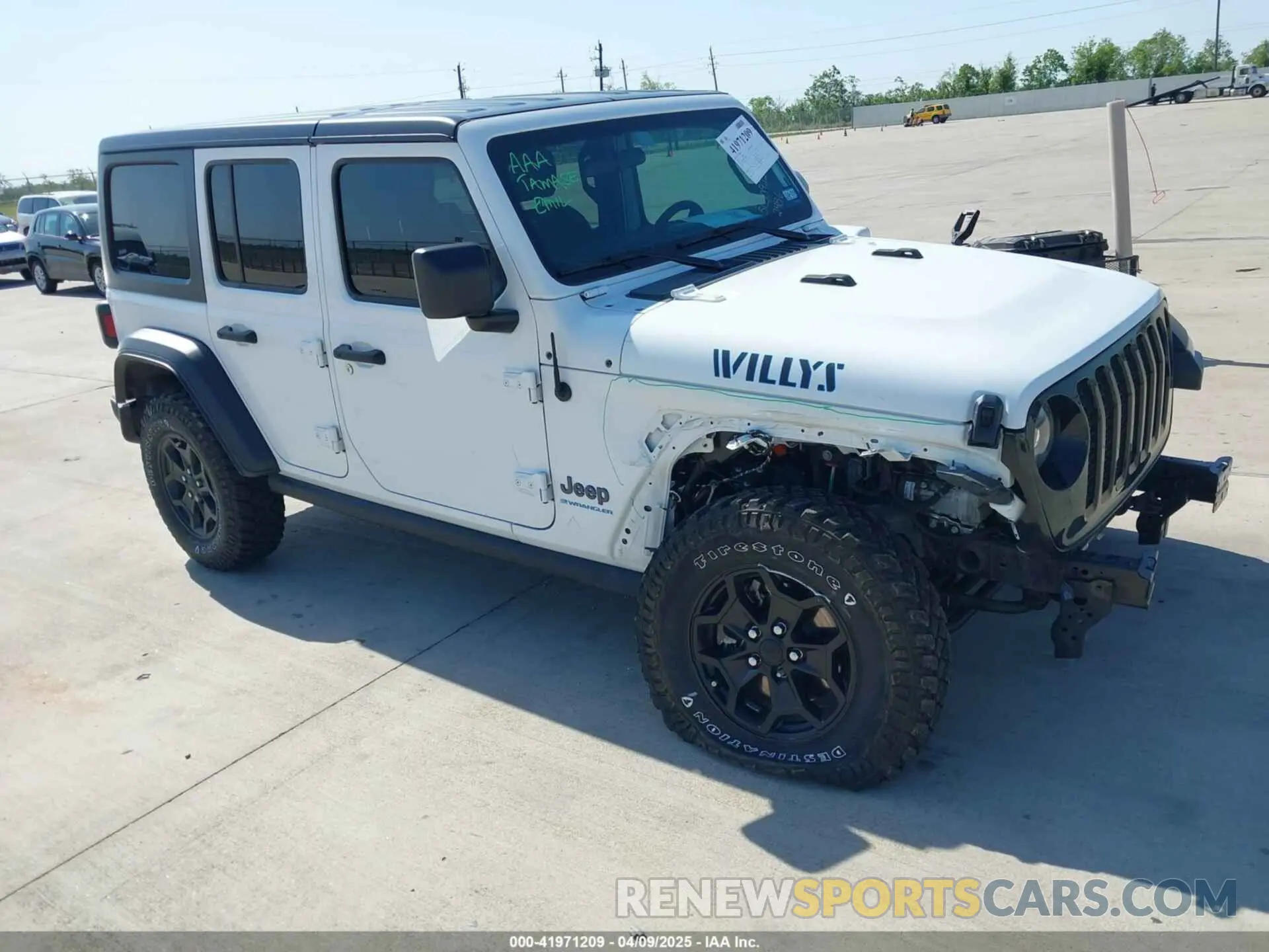 1 Фотография поврежденного автомобиля 1C4JJXN68PW592486 JEEP WRANGLER 4XE 2023