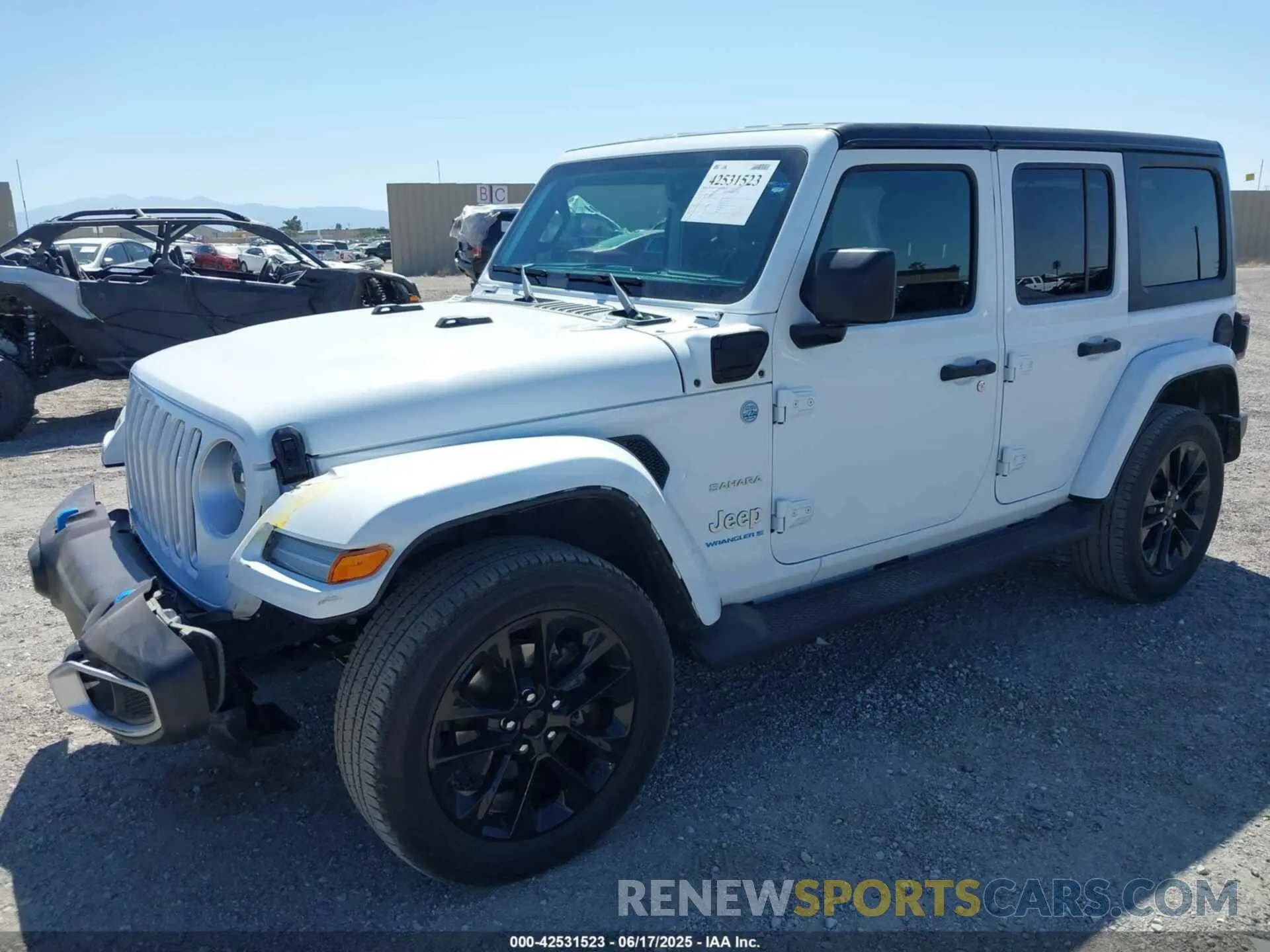 2 Фотография поврежденного автомобиля 1C4JJXP61PW536631 JEEP WRANGLER 4XE 2023