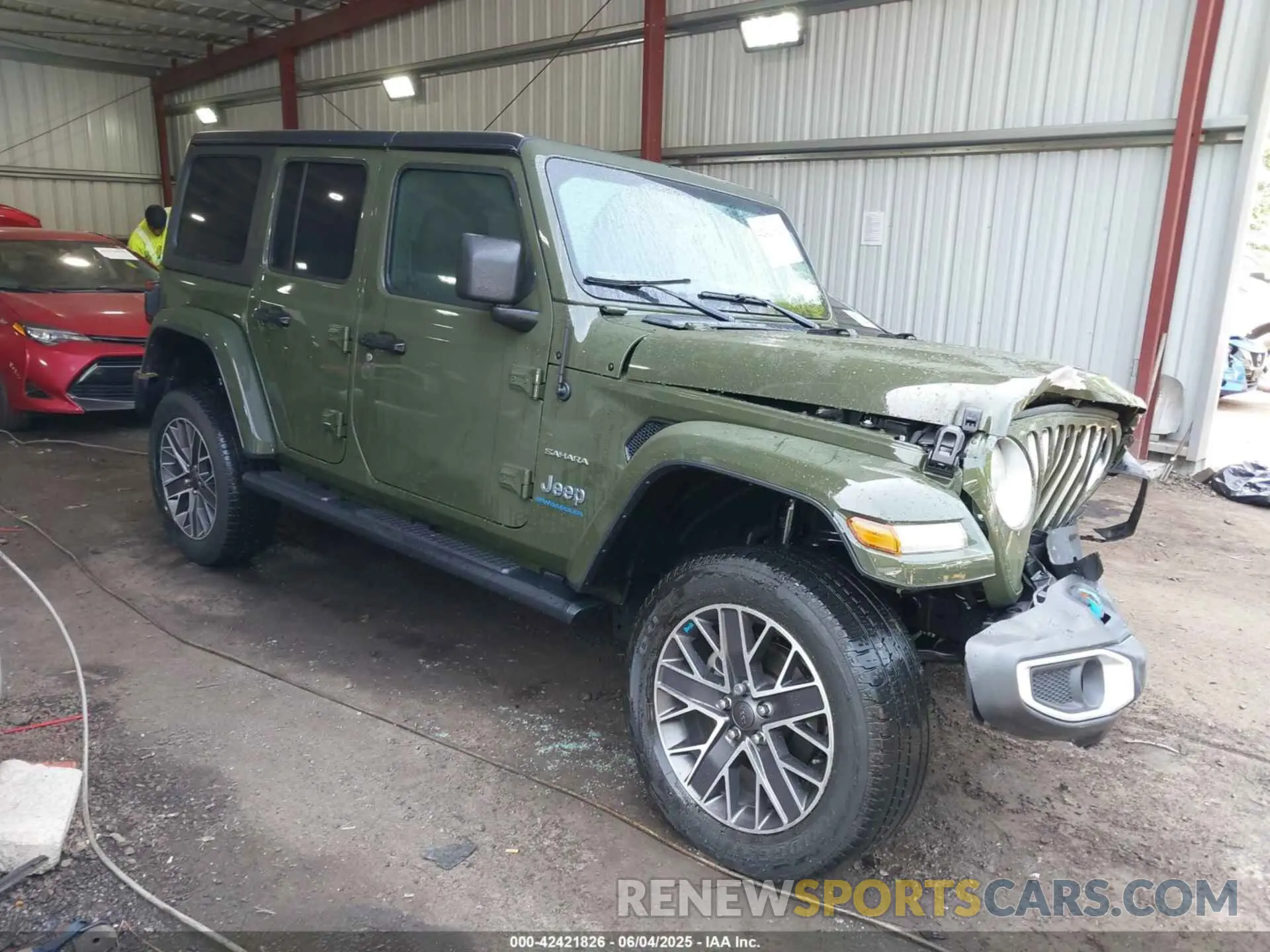 1 Photograph of a damaged car 1C4JJXP61PW683614 JEEP WRANGLER 4XE 2023