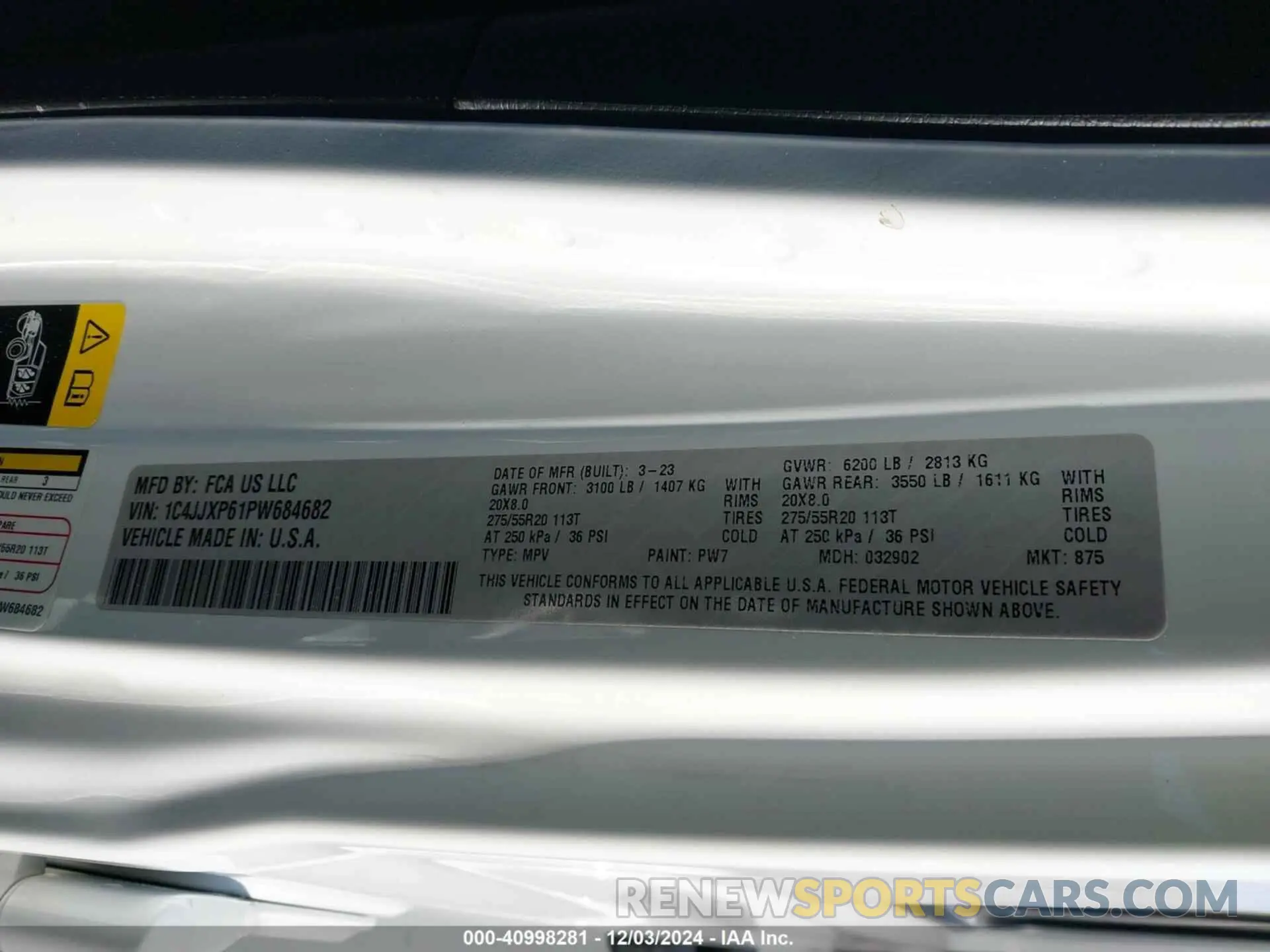 9 Photograph of a damaged car 1C4JJXP61PW684682 JEEP WRANGLER 4XE 2023