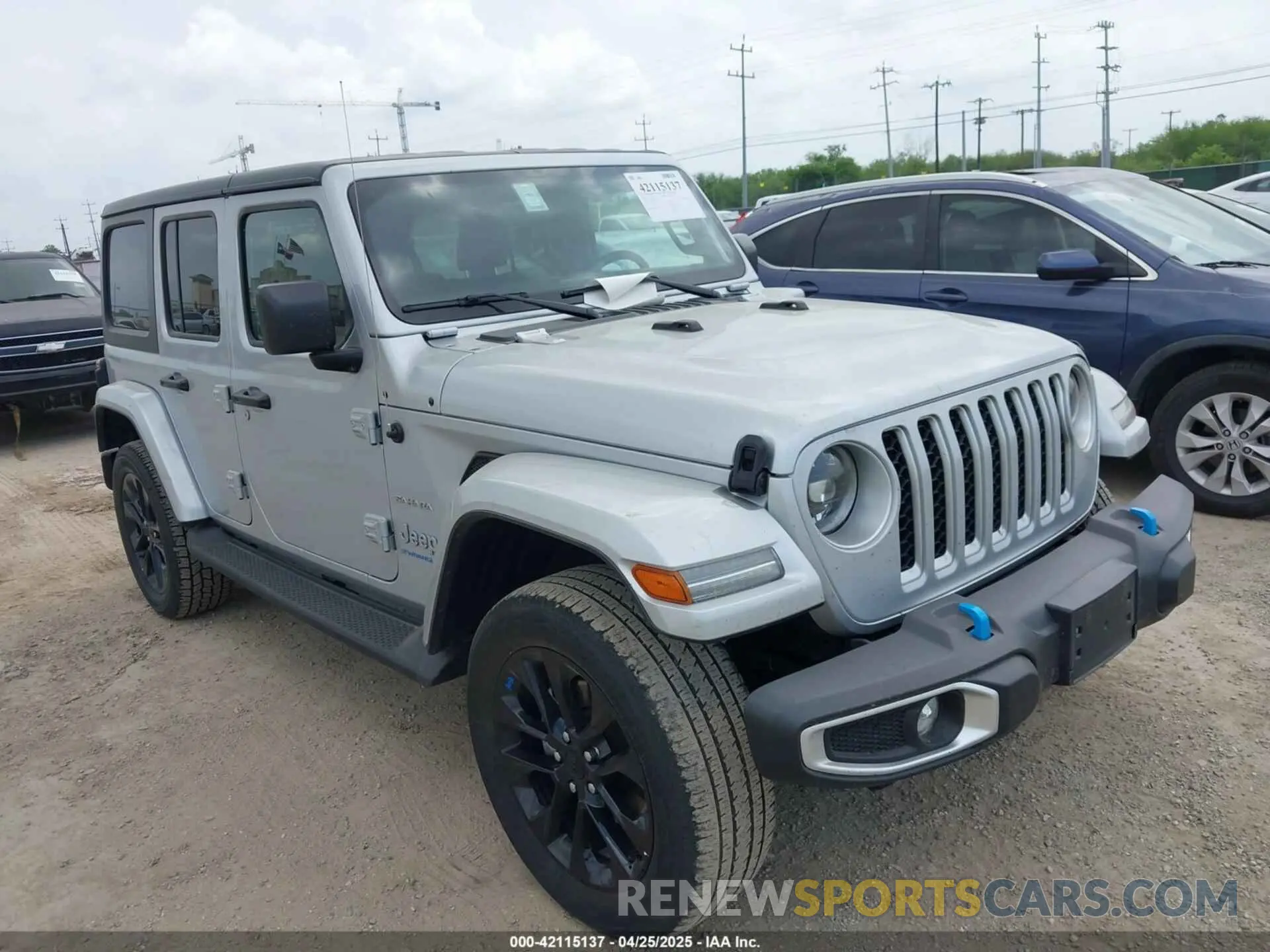 6 Photograph of a damaged car 1C4JJXP62PW627455 JEEP WRANGLER 4XE 2023