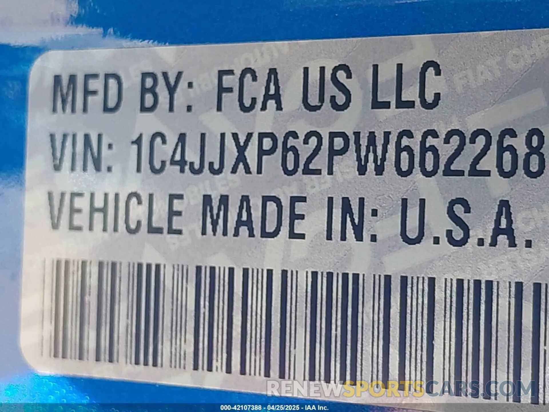 9 Фотография поврежденного автомобиля 1C4JJXP62PW662268 JEEP WRANGLER 4XE 2023