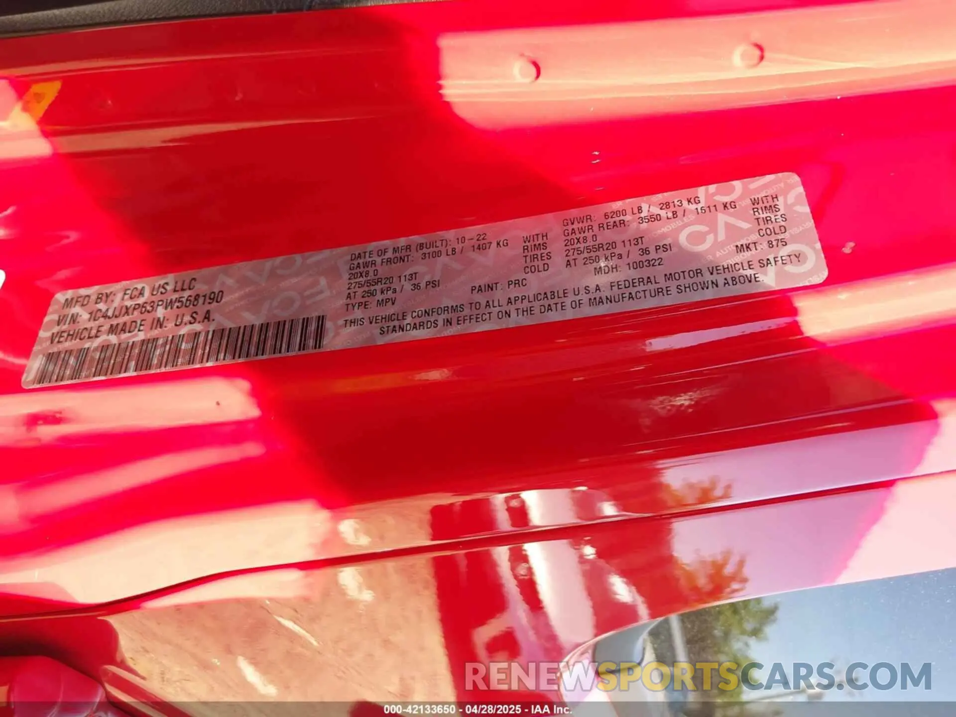 9 Фотография поврежденного автомобиля 1C4JJXP63PW568190 JEEP WRANGLER 4XE 2023