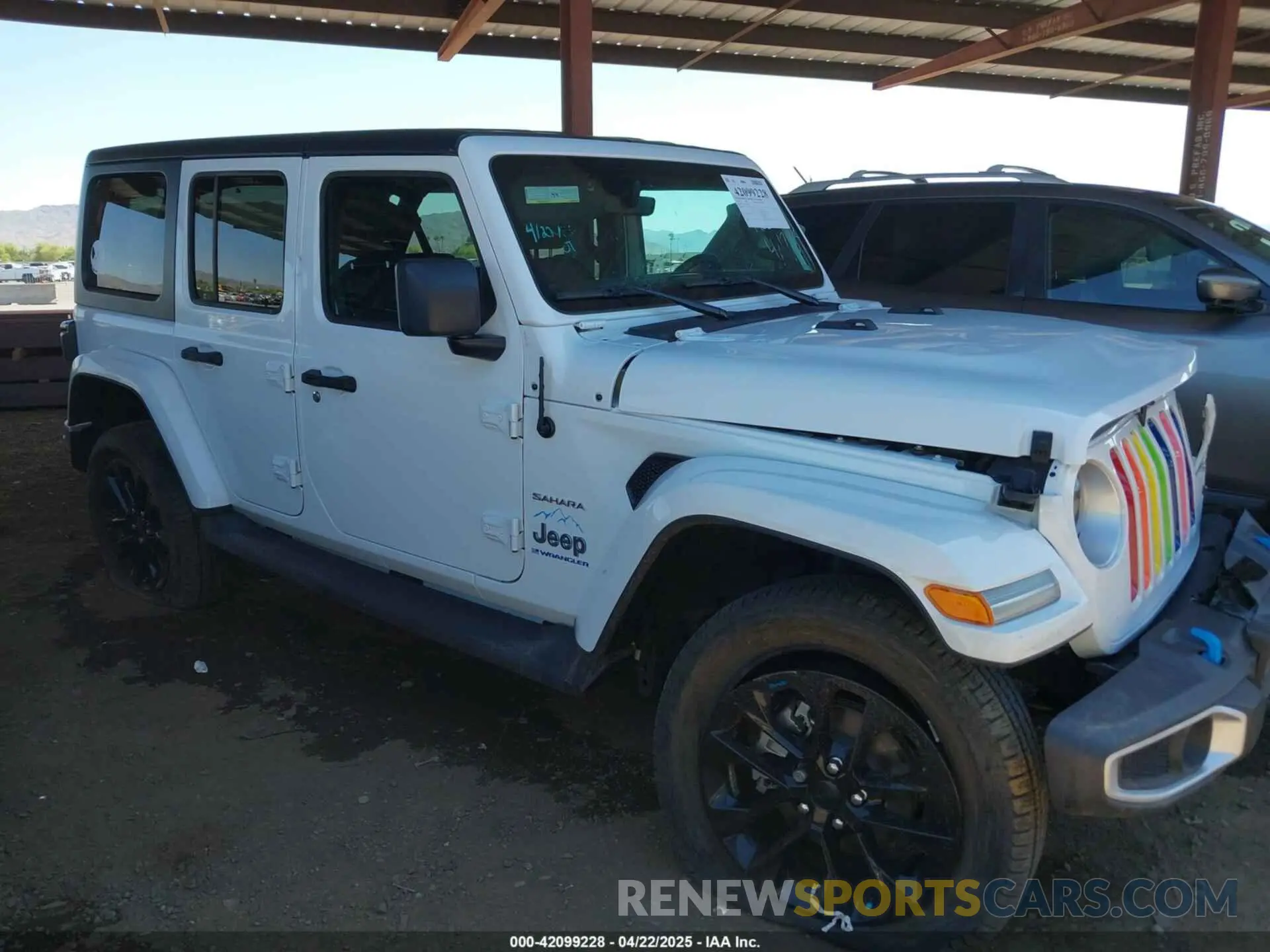 1 Photograph of a damaged car 1C4JJXP66PW605202 JEEP WRANGLER 4XE 2023