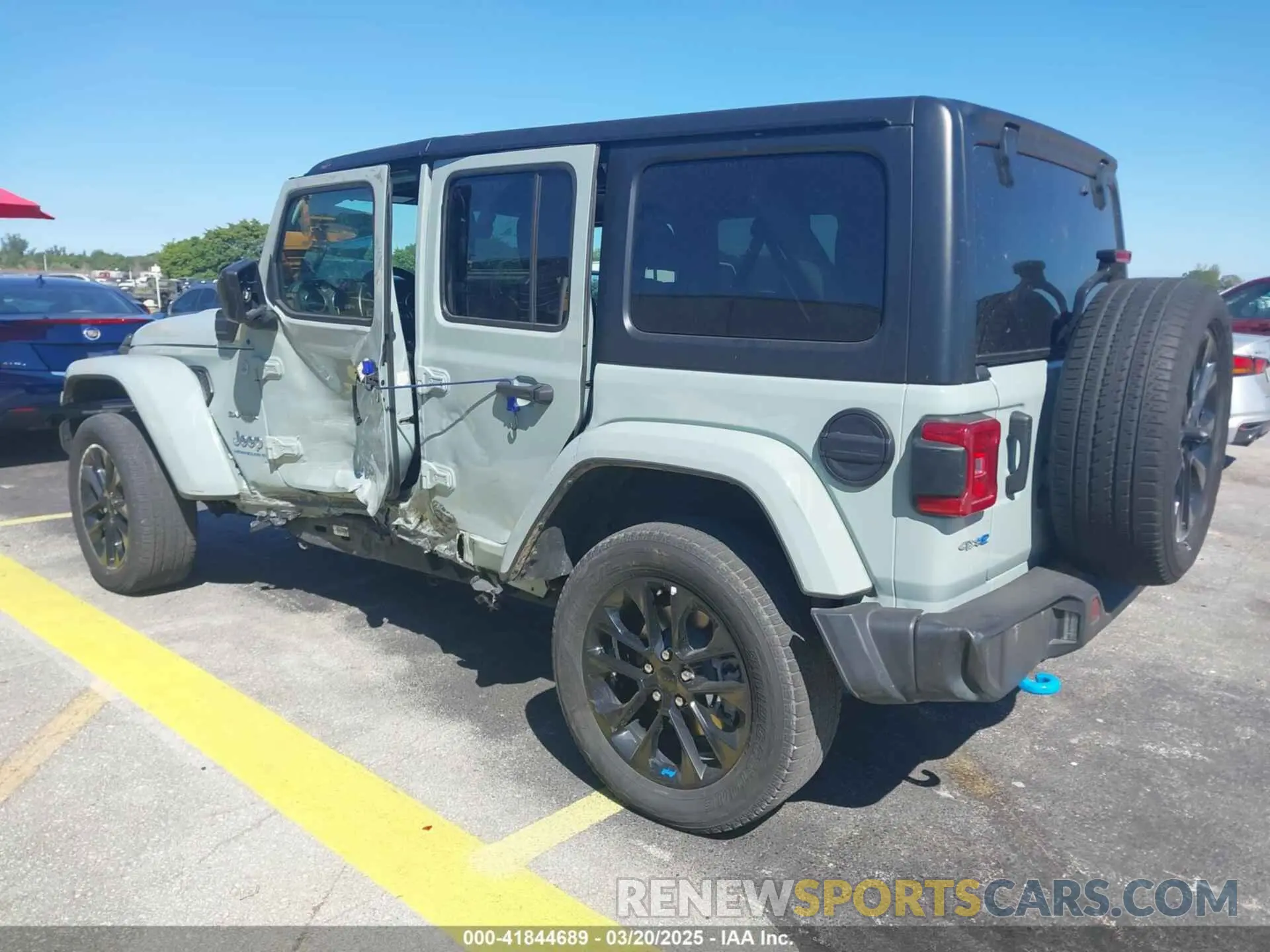 3 Photograph of a damaged car 1C4JJXP66PW627264 JEEP WRANGLER 4XE 2023