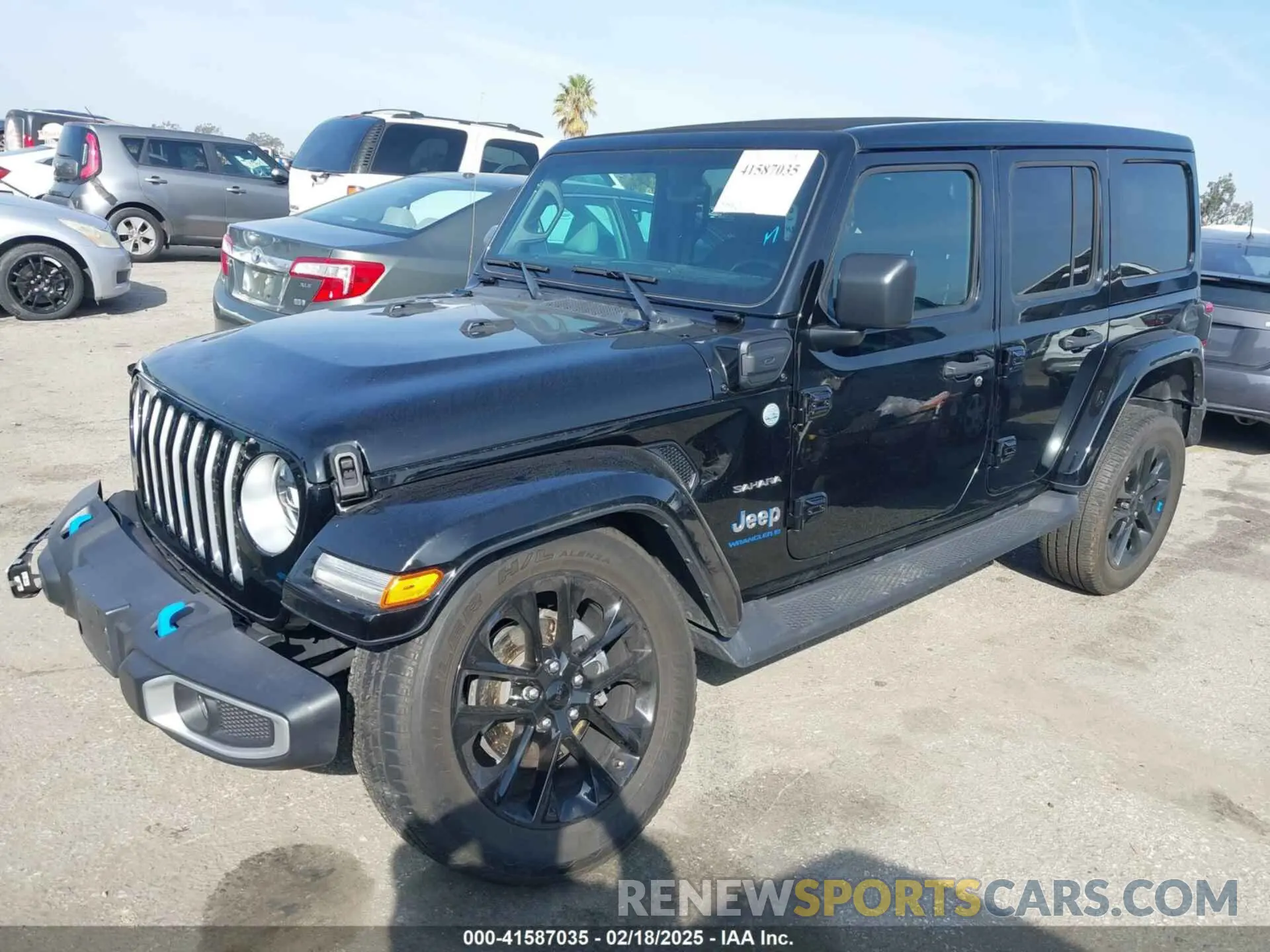 2 Photograph of a damaged car 1C4JJXP67PW556933 JEEP WRANGLER 4XE 2023