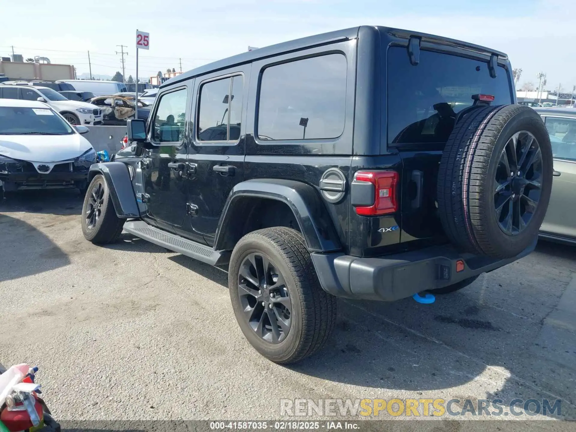 3 Photograph of a damaged car 1C4JJXP67PW556933 JEEP WRANGLER 4XE 2023