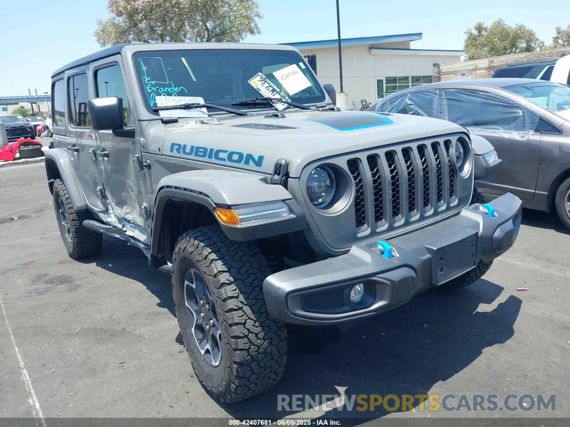 1 Photograph of a damaged car 1C4JJXR64PW700323 JEEP WRANGLER 4XE 2023