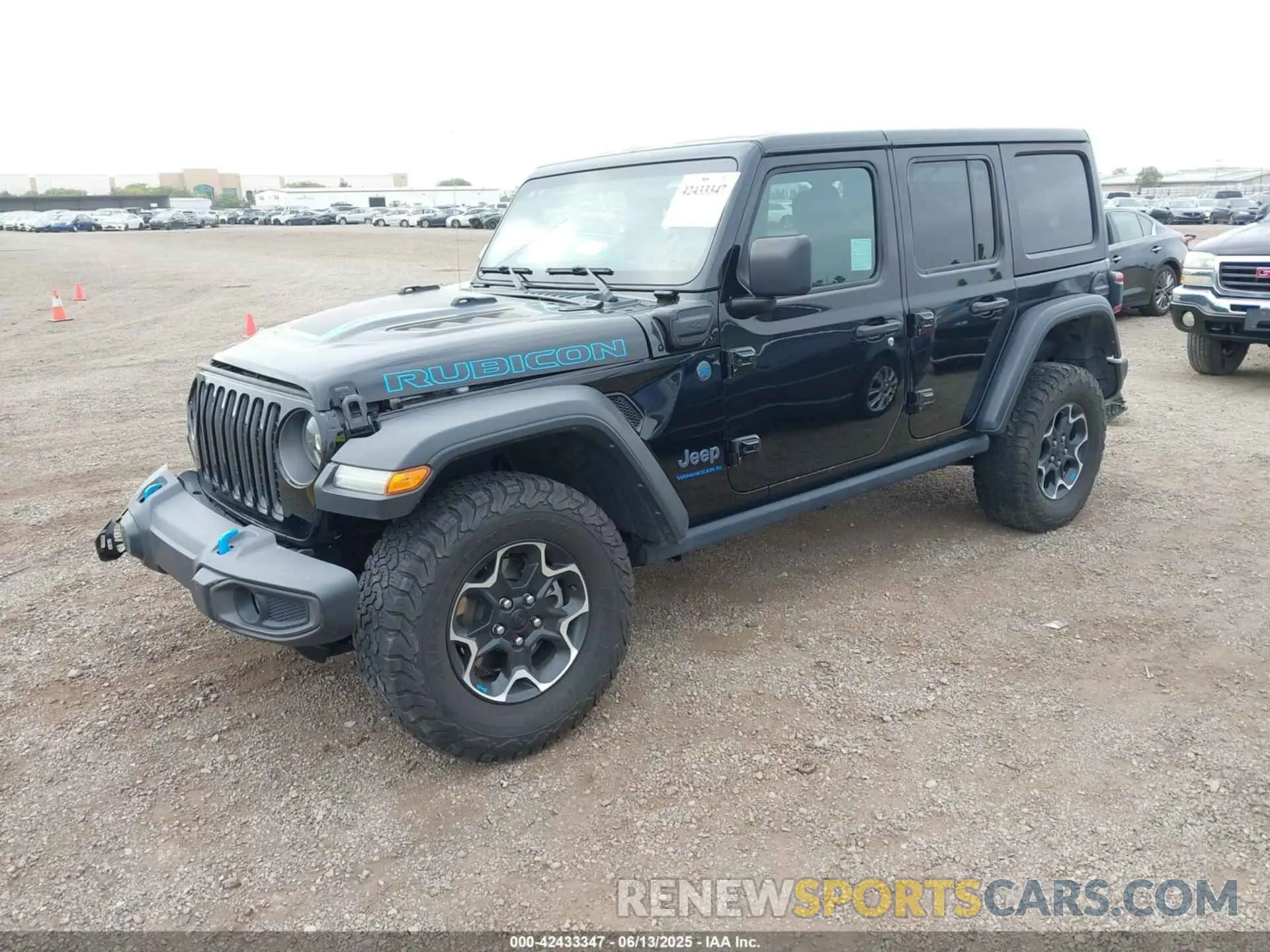 2 Фотография поврежденного автомобиля 1C4JJXR68PW663339 JEEP WRANGLER 4XE 2023