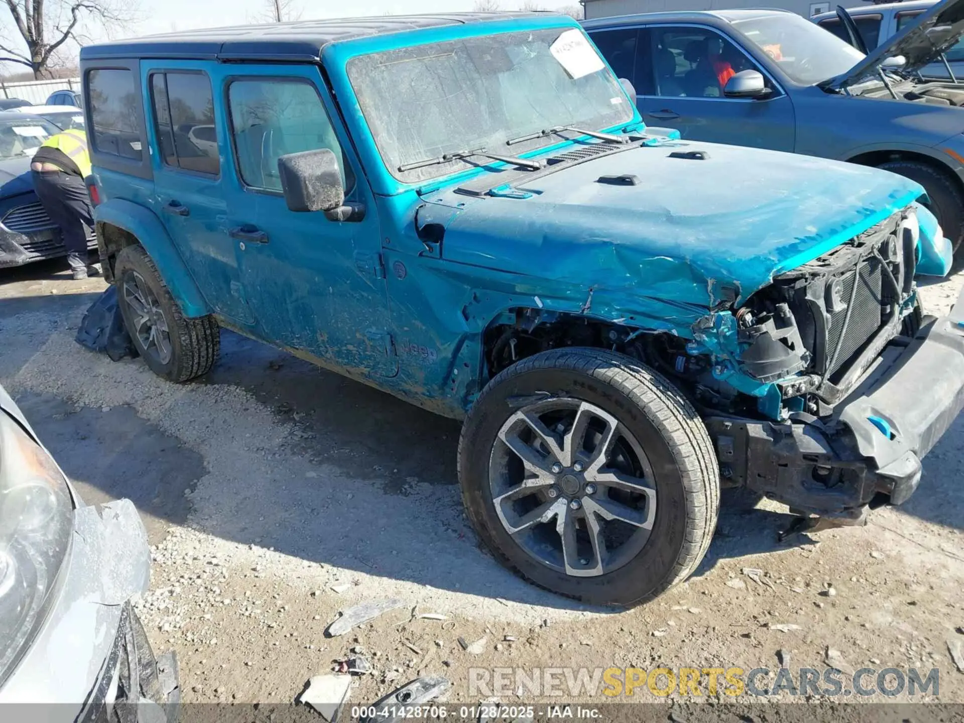 1 Photograph of a damaged car 1C4RJXN60RW254747 JEEP WRANGLER 4XE 2024
