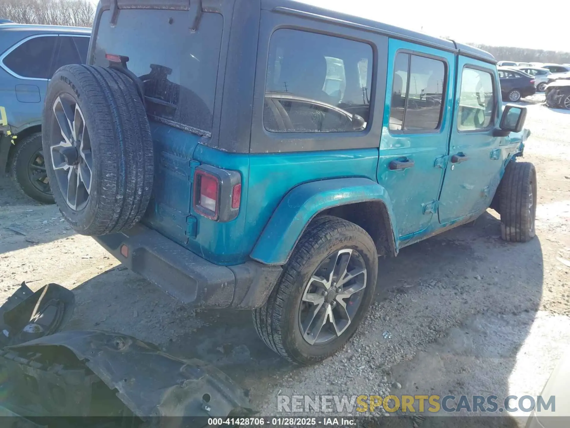 4 Photograph of a damaged car 1C4RJXN60RW254747 JEEP WRANGLER 4XE 2024