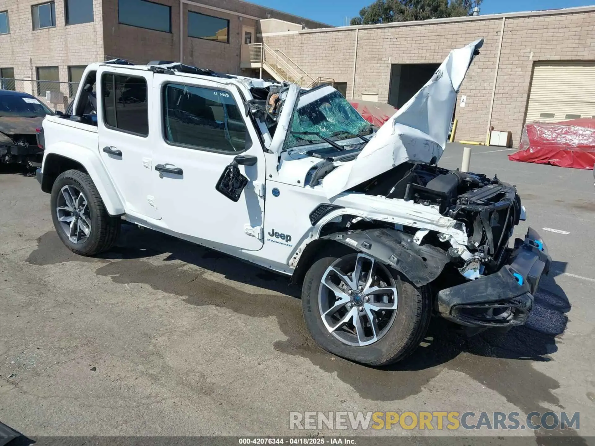 1 Фотография поврежденного автомобиля 1C4RJXN61RW116652 JEEP WRANGLER 4XE 2024