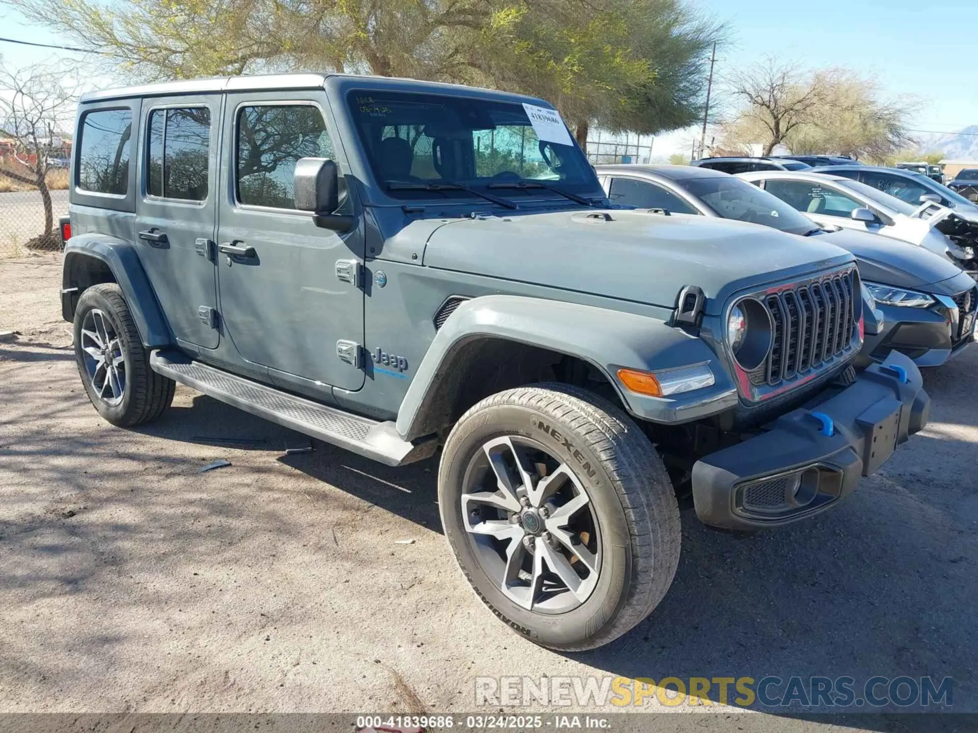 1 Photograph of a damaged car 1C4RJXN65RW132000 JEEP WRANGLER 4XE 2024