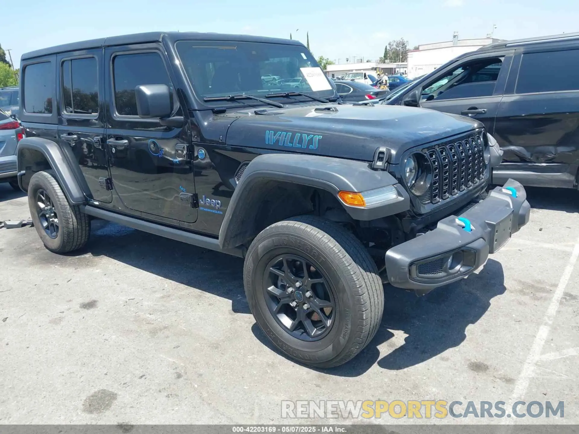1 Фотография поврежденного автомобиля 1C4RJXN65RW196280 JEEP WRANGLER 4XE 2024