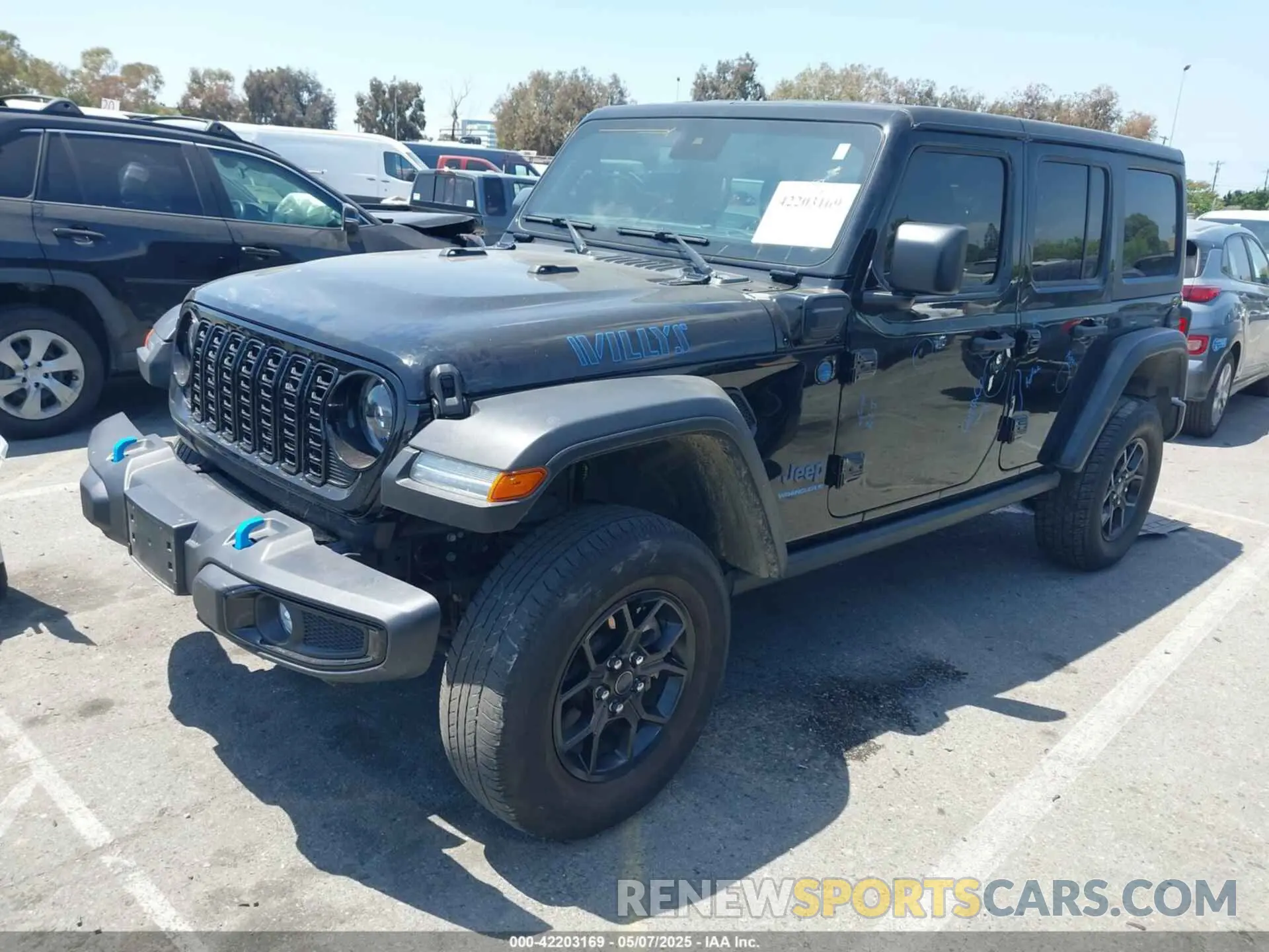 2 Фотография поврежденного автомобиля 1C4RJXN65RW196280 JEEP WRANGLER 4XE 2024