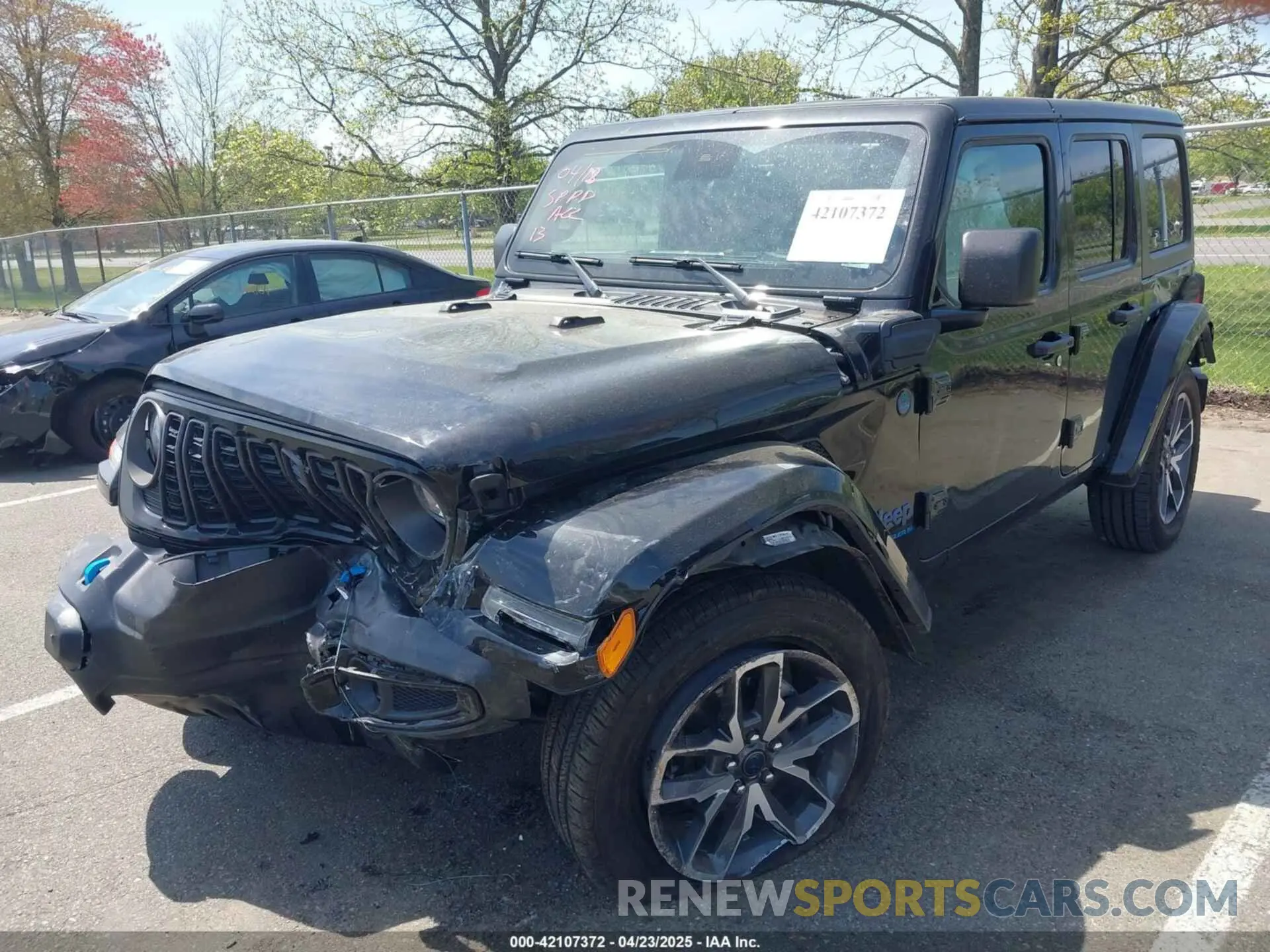 2 Photograph of a damaged car 1C4RJXN68RW145341 JEEP WRANGLER 4XE 2024