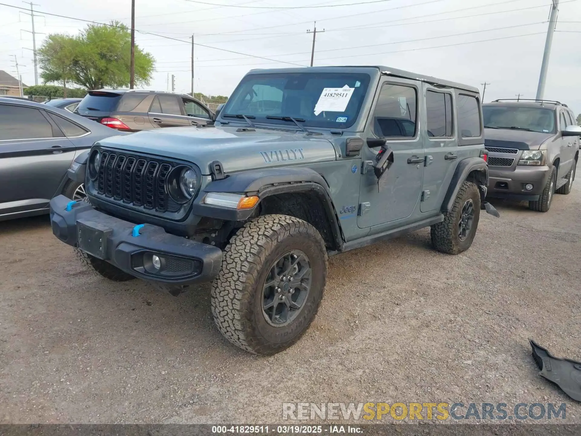 2 Photograph of a damaged car 1C4RJXN68RW189727 JEEP WRANGLER 4XE 2024