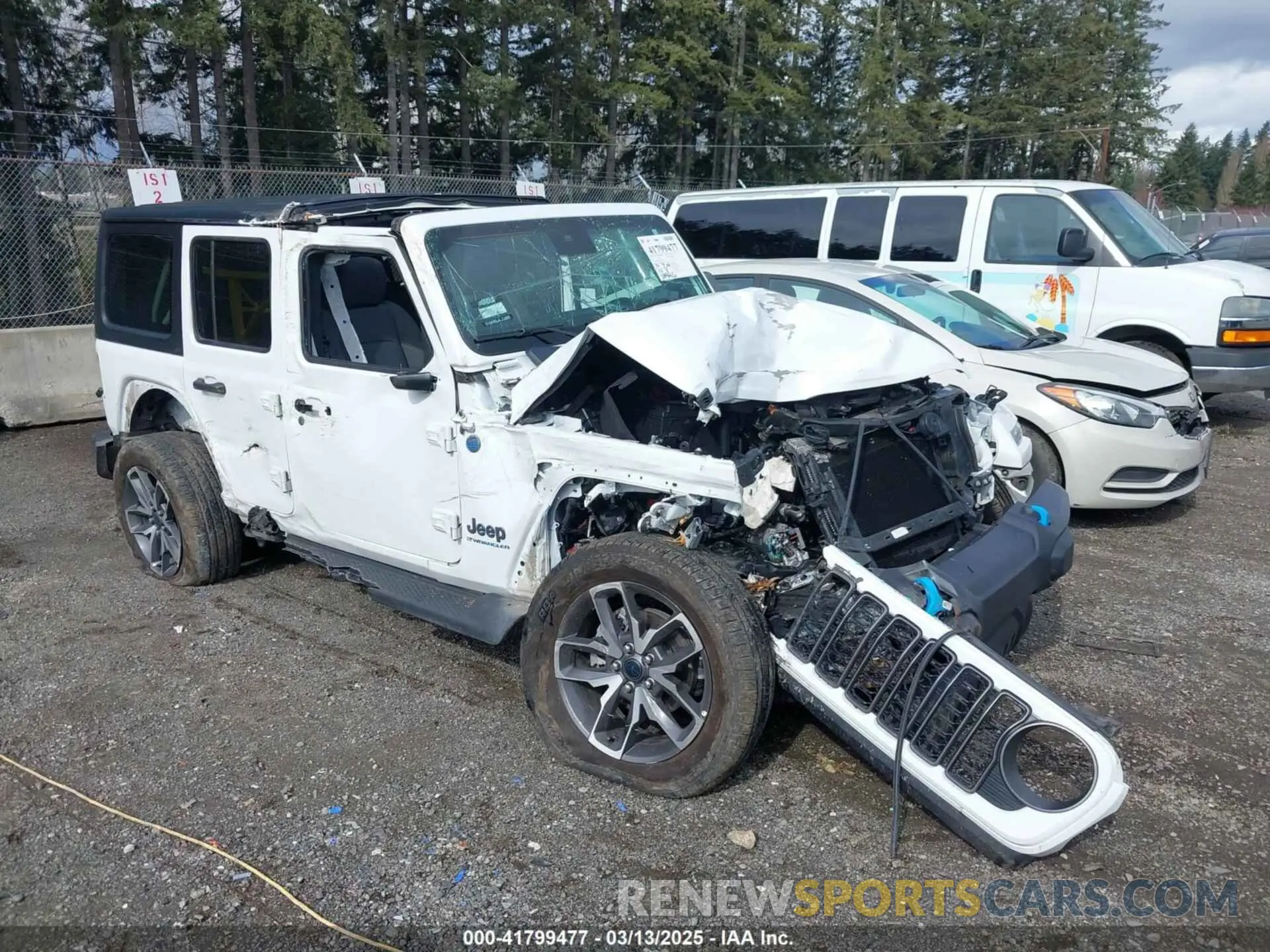 1 Photograph of a damaged car 1C4RJXN68RW228509 JEEP WRANGLER 4XE 2024