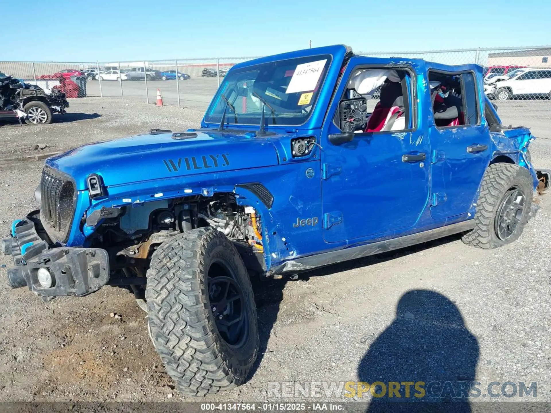 2 Фотография поврежденного автомобиля 1C4RJXN69RW257484 JEEP WRANGLER 4XE 2024