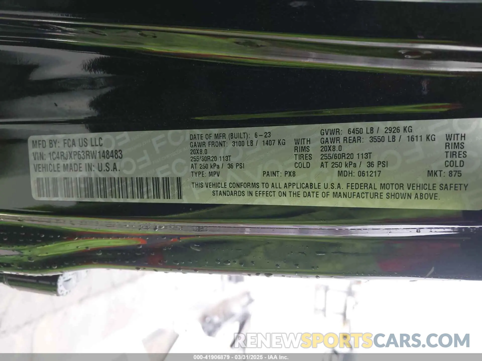 9 Фотография поврежденного автомобиля 1C4RJXP63RW148483 JEEP WRANGLER 4XE 2024