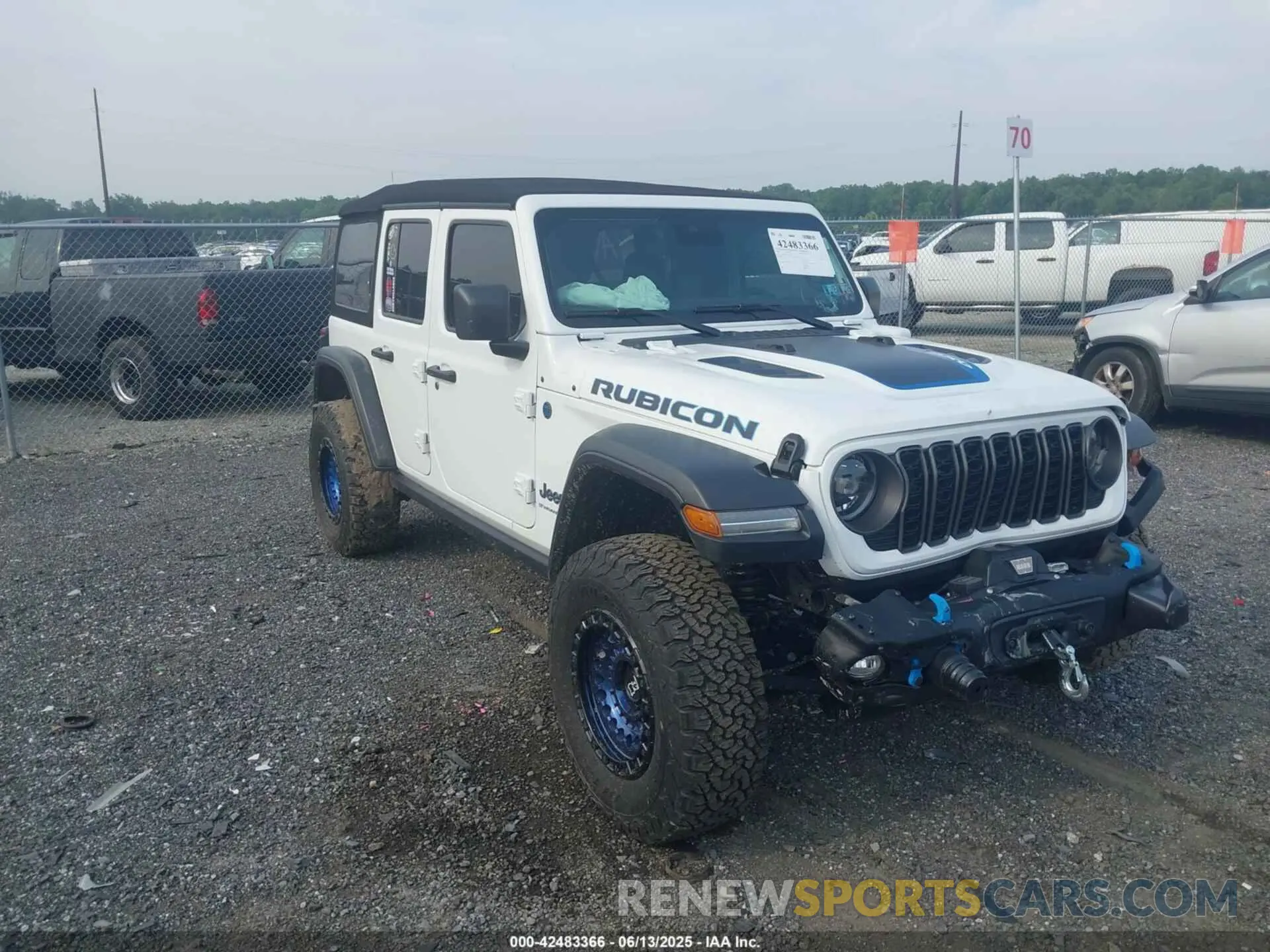 1 Photograph of a damaged car 1C4RJXR60RW187965 JEEP WRANGLER 4XE 2024