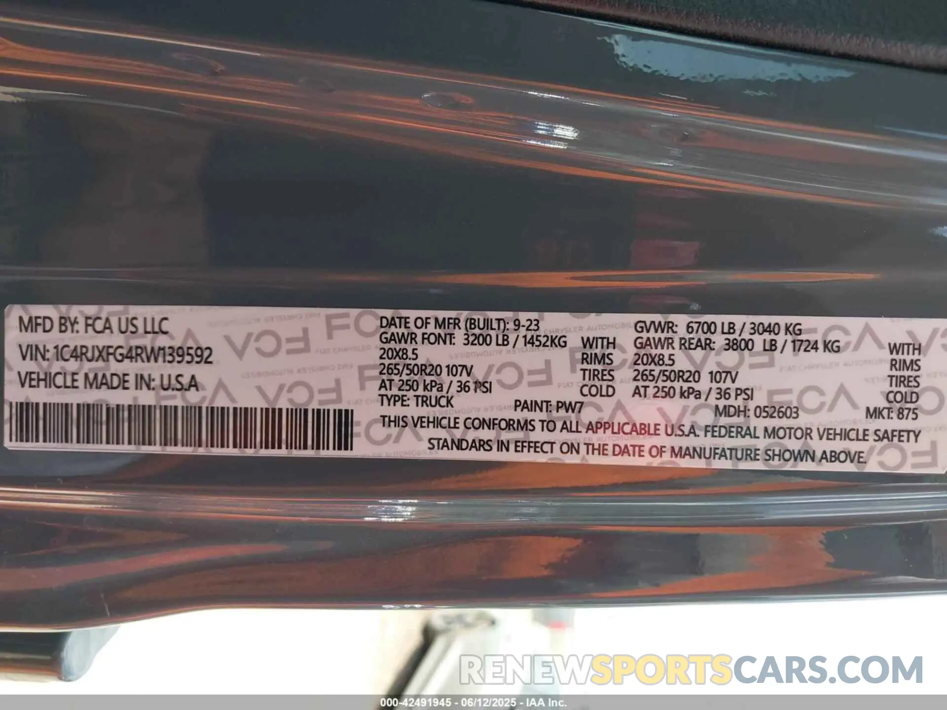 9 Photograph of a damaged car 1C4RJXR66RW215901 JEEP WRANGLER 4XE 2024