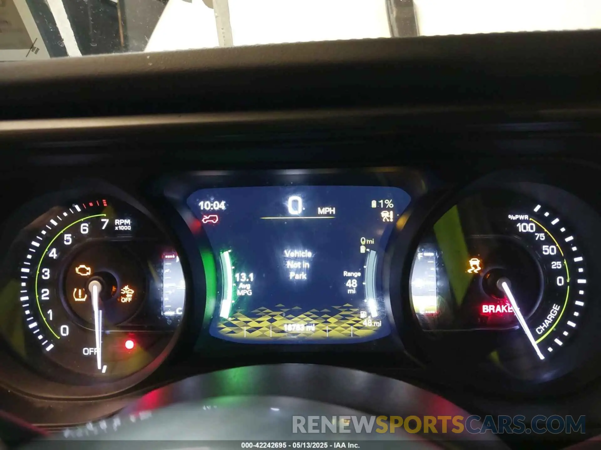 7 Фотография поврежденного автомобиля 1C4RJXU63RW147273 JEEP WRANGLER 4XE 2024