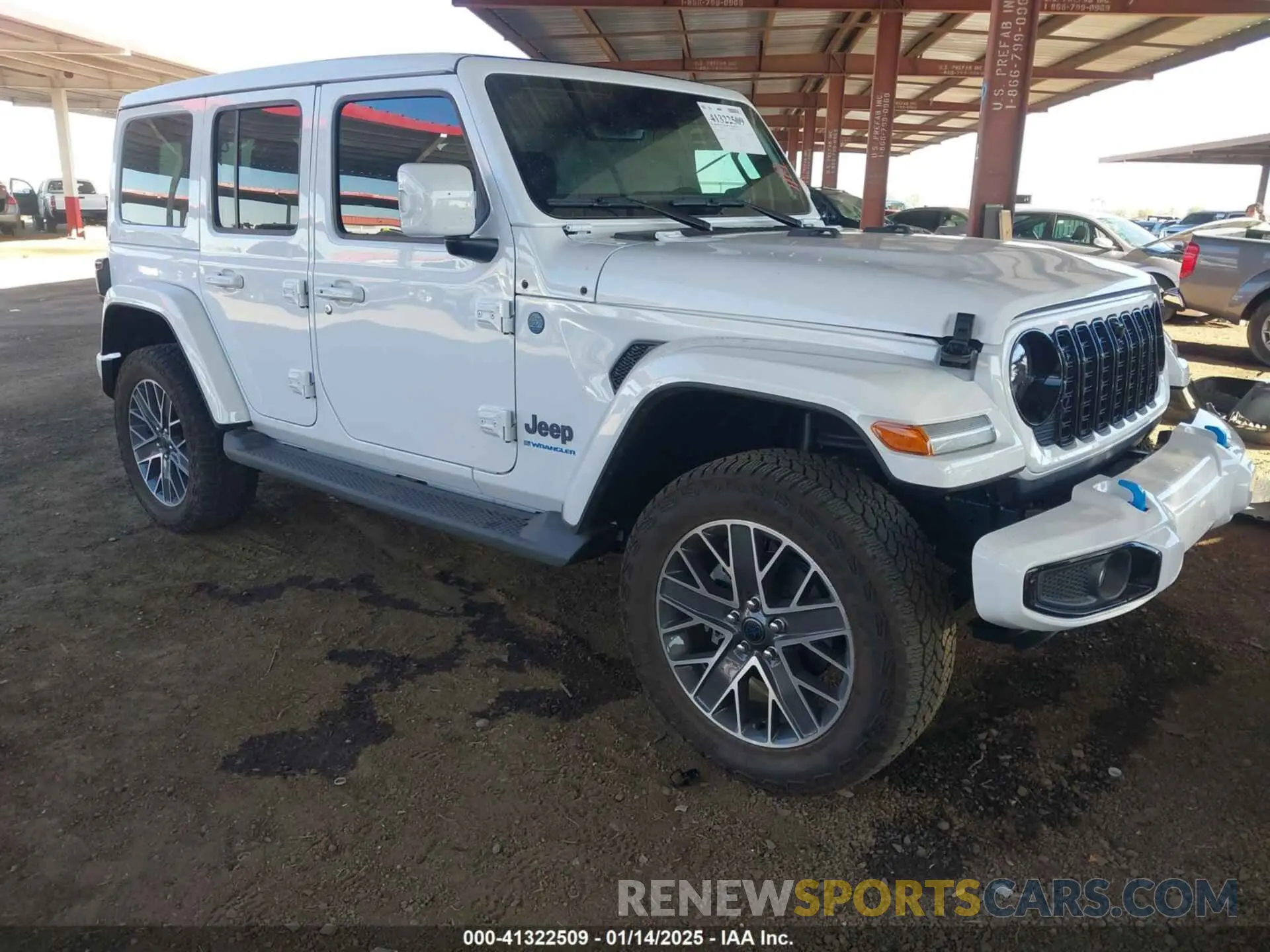1 Photograph of a damaged car 1C4RJXU67RW316730 JEEP WRANGLER 4XE 2024