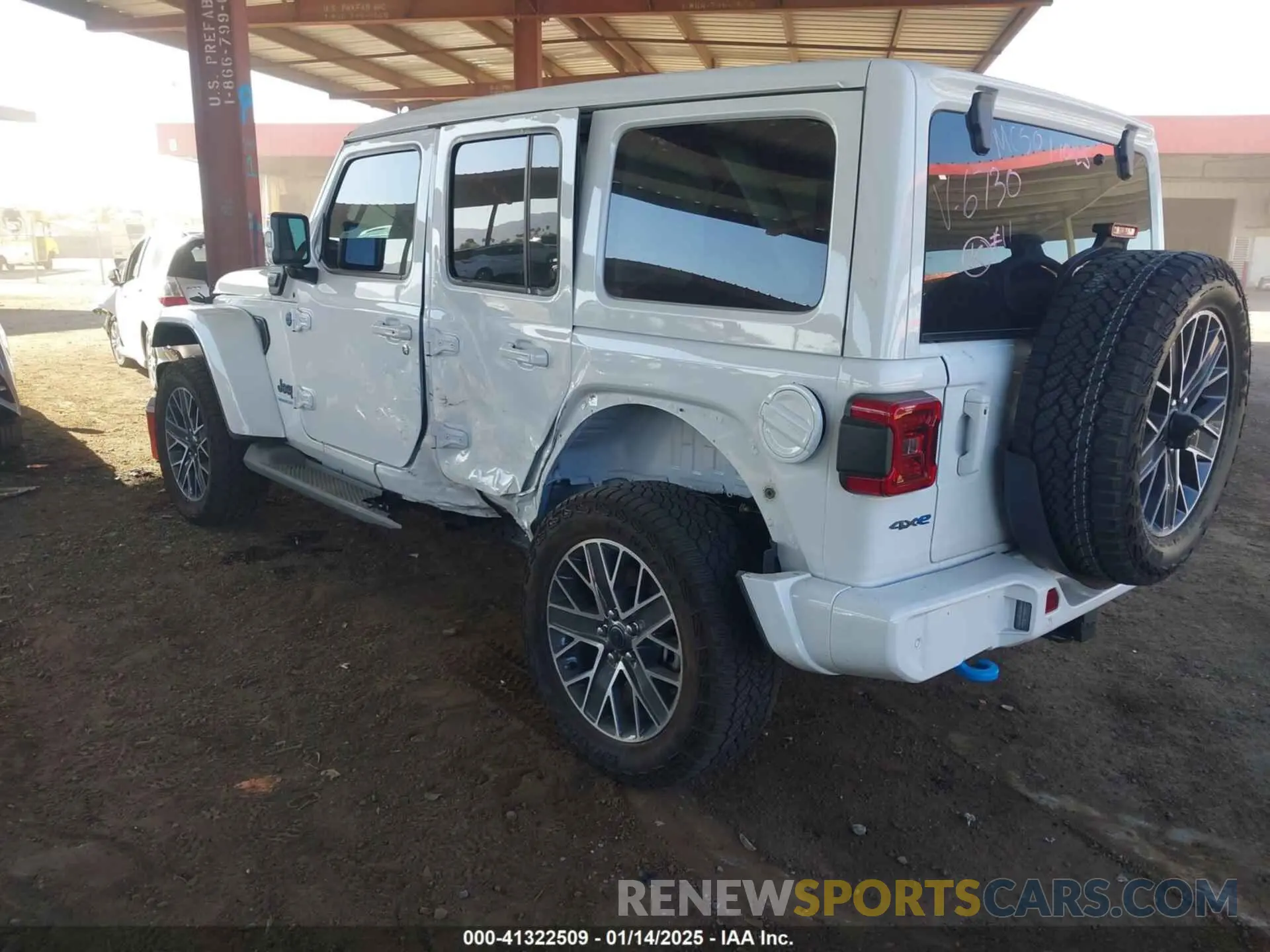 3 Photograph of a damaged car 1C4RJXU67RW316730 JEEP WRANGLER 4XE 2024