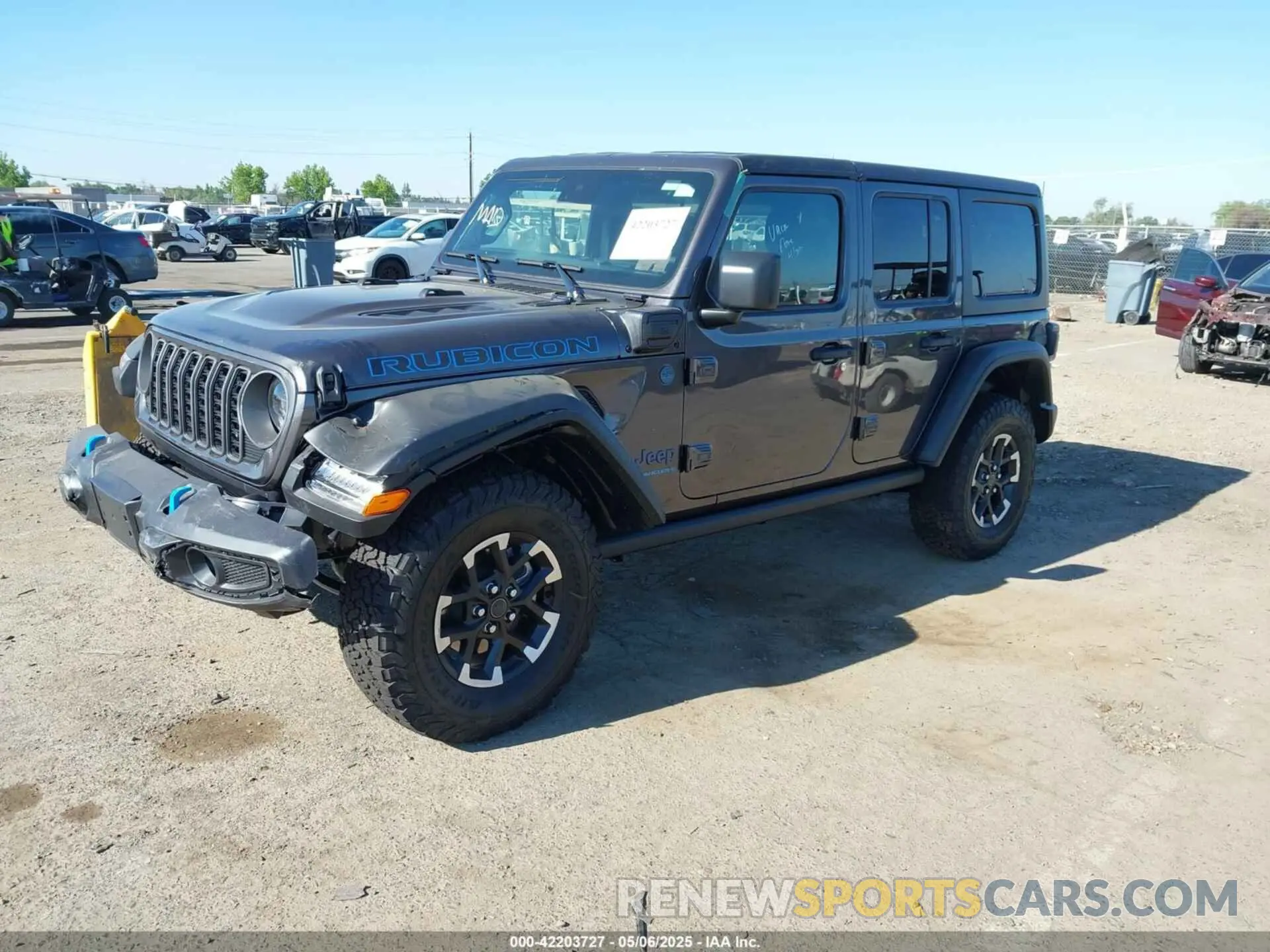 2 Photograph of a damaged car 1C4RJXR63SW572071 JEEP WRANGLER 4XE 2025