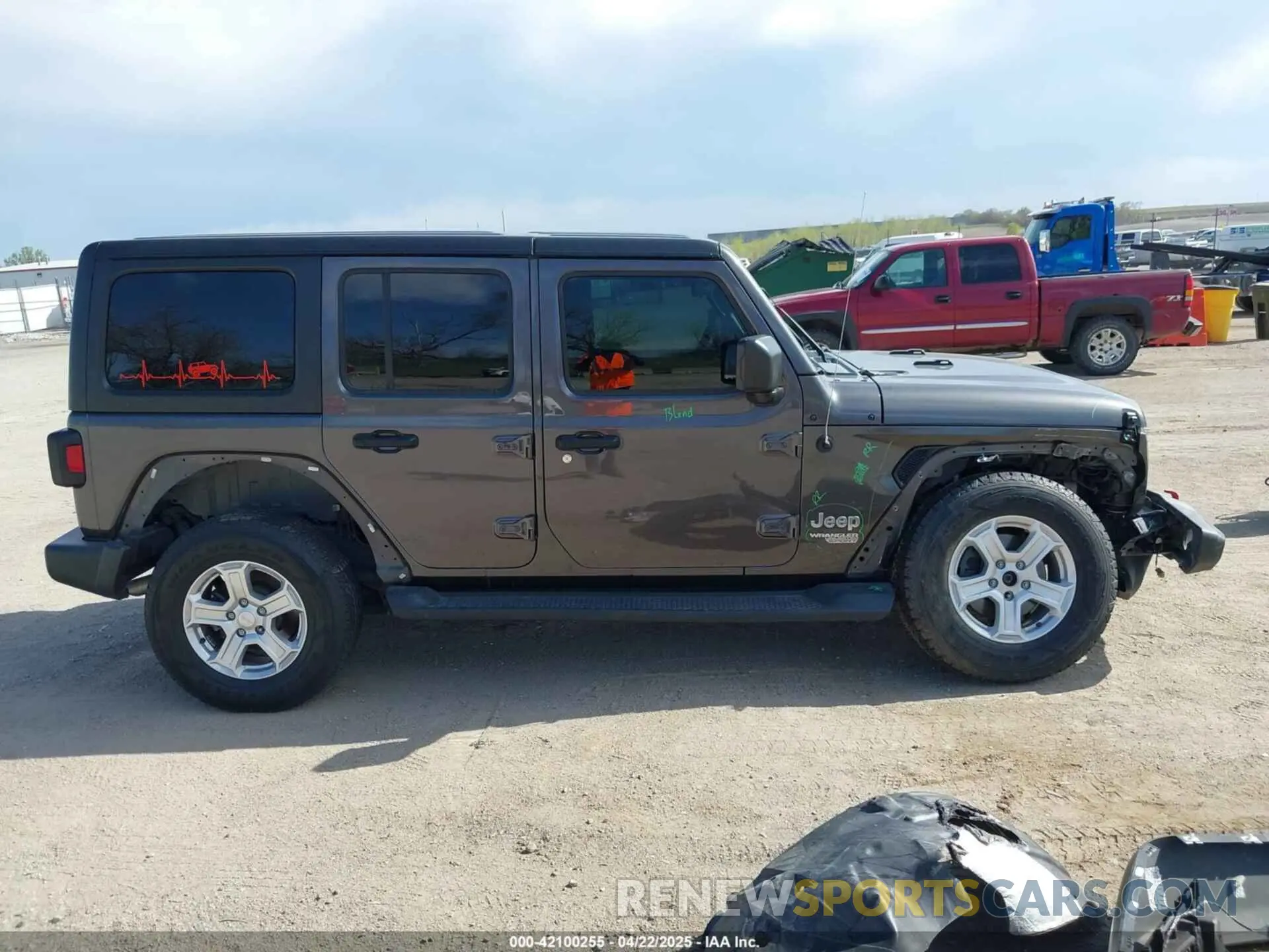 14 Photograph of a damaged car 1C4HJXDG0KW541940 JEEP WRANGLER UNLIMITED 2019
