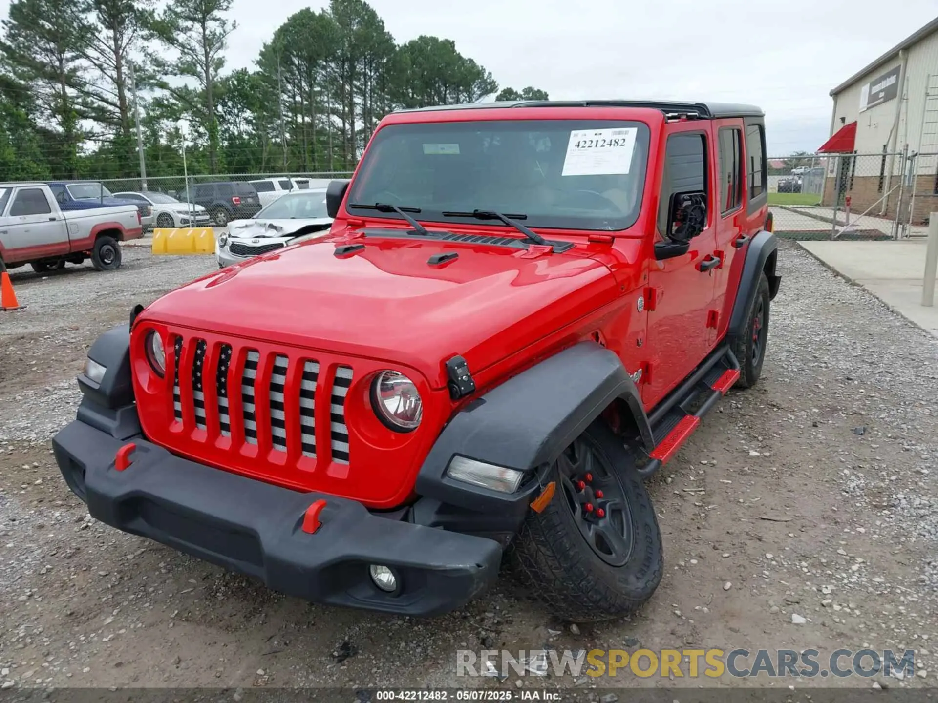 6 Photograph of a damaged car 1C4HJXDG0KW560147 JEEP WRANGLER UNLIMITED 2019